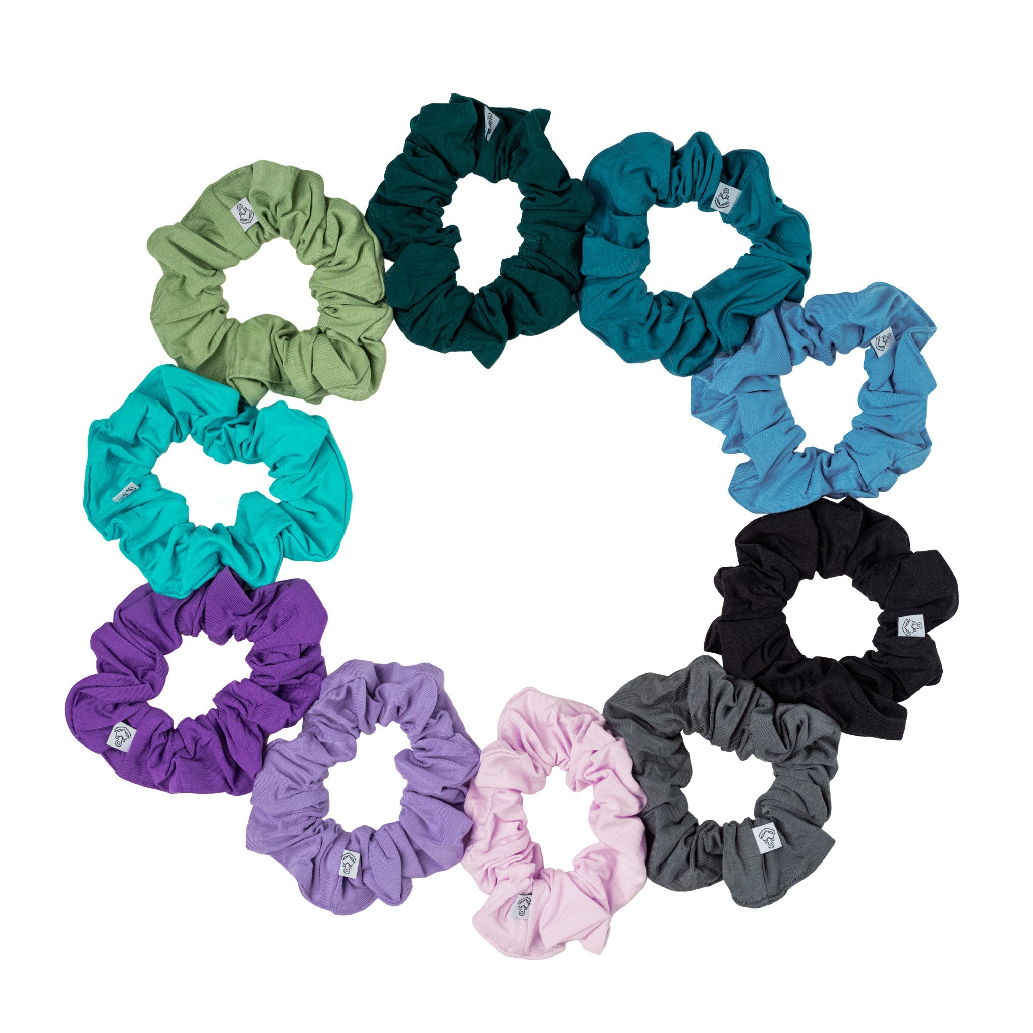 Turquoise | Bamboo Scrunchie