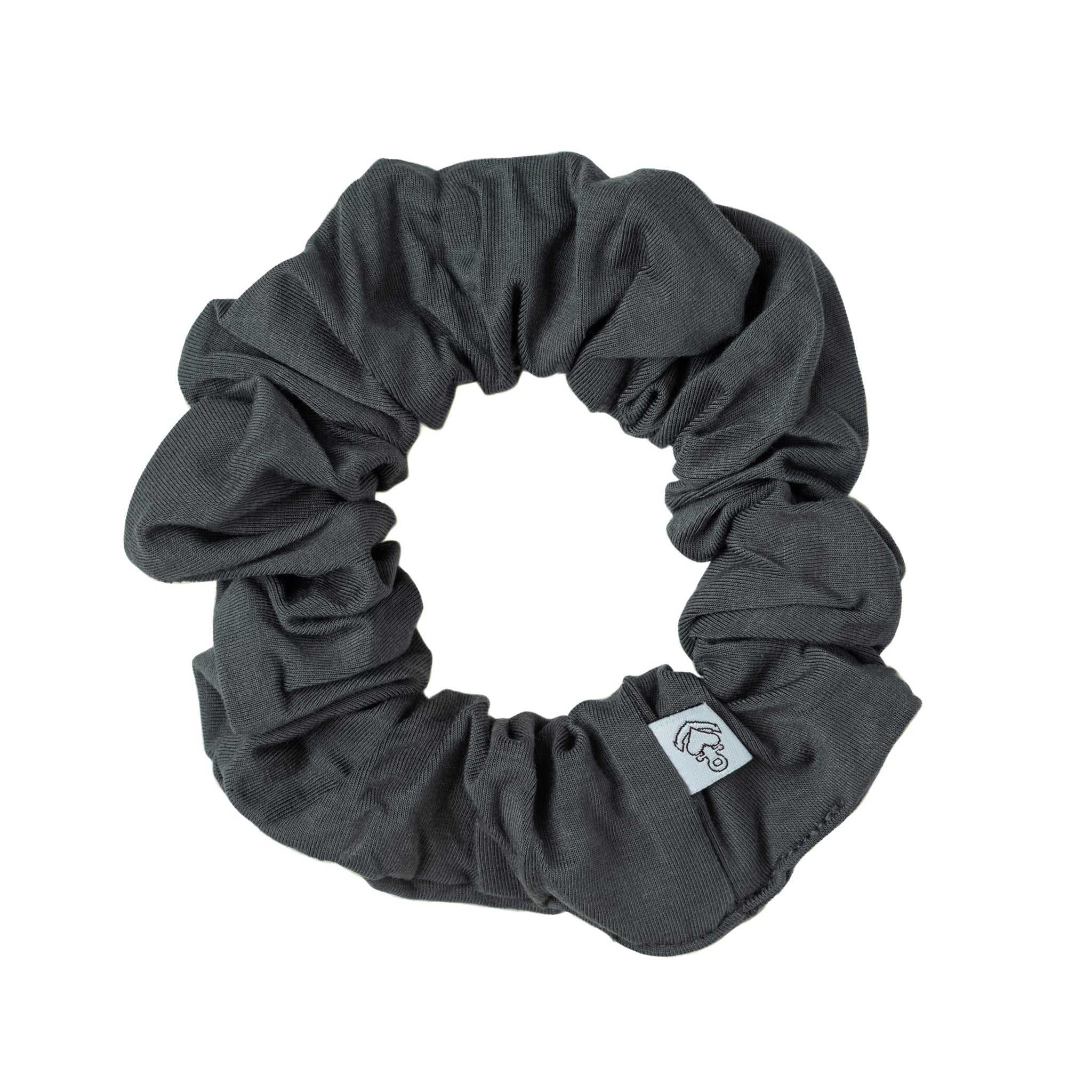 Charcoal | Bamboo Scrunchie