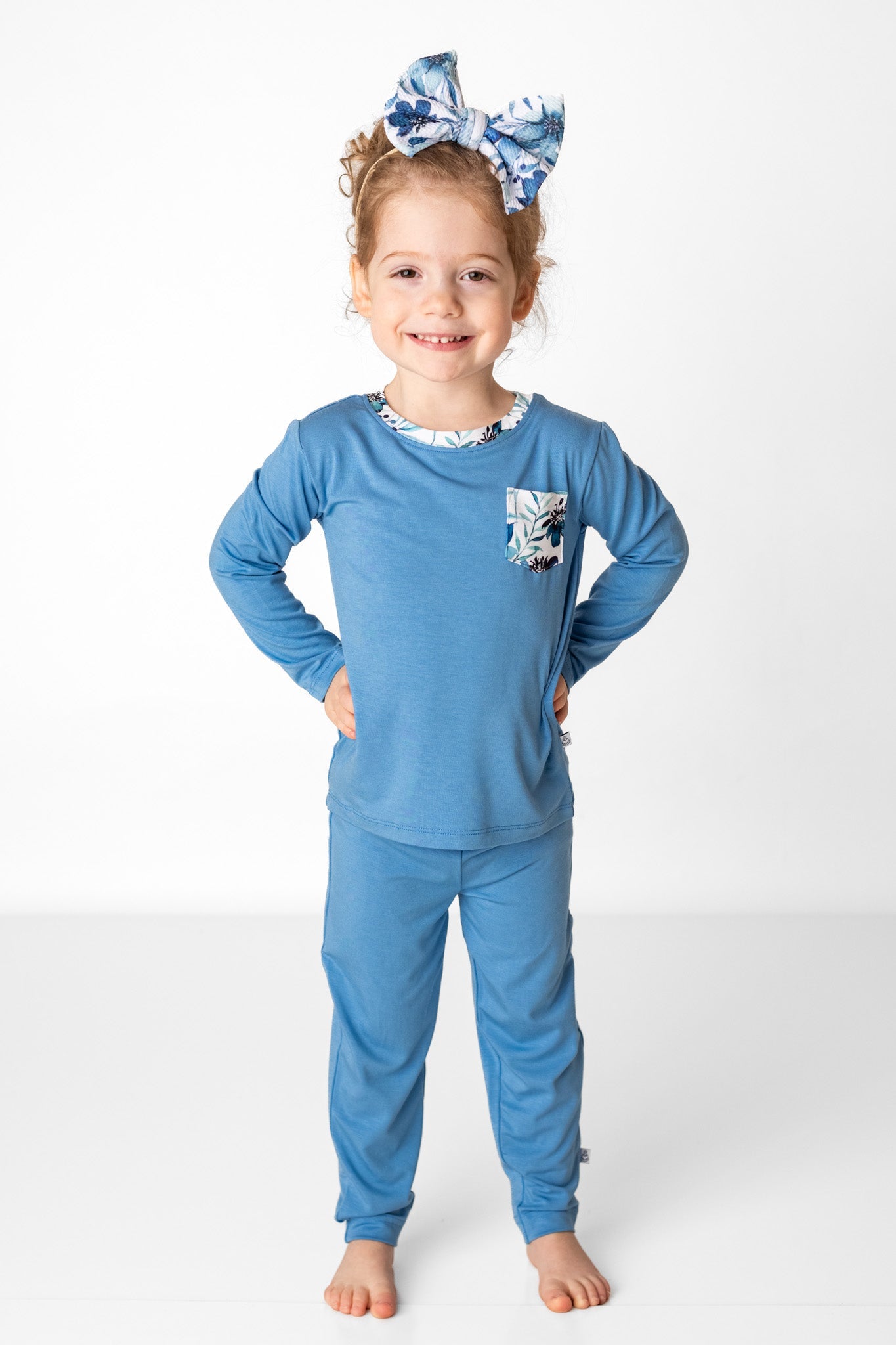 Steel Blue | Bamboo Baby, Toddler & Kids Pants