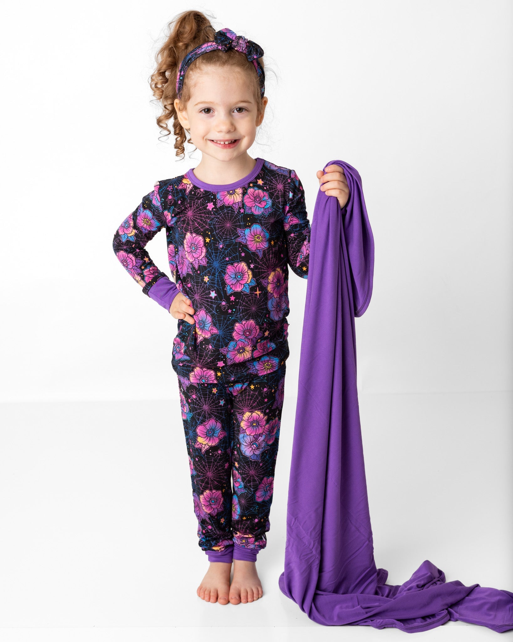 Violet | Bamboo Swaddle Blanket