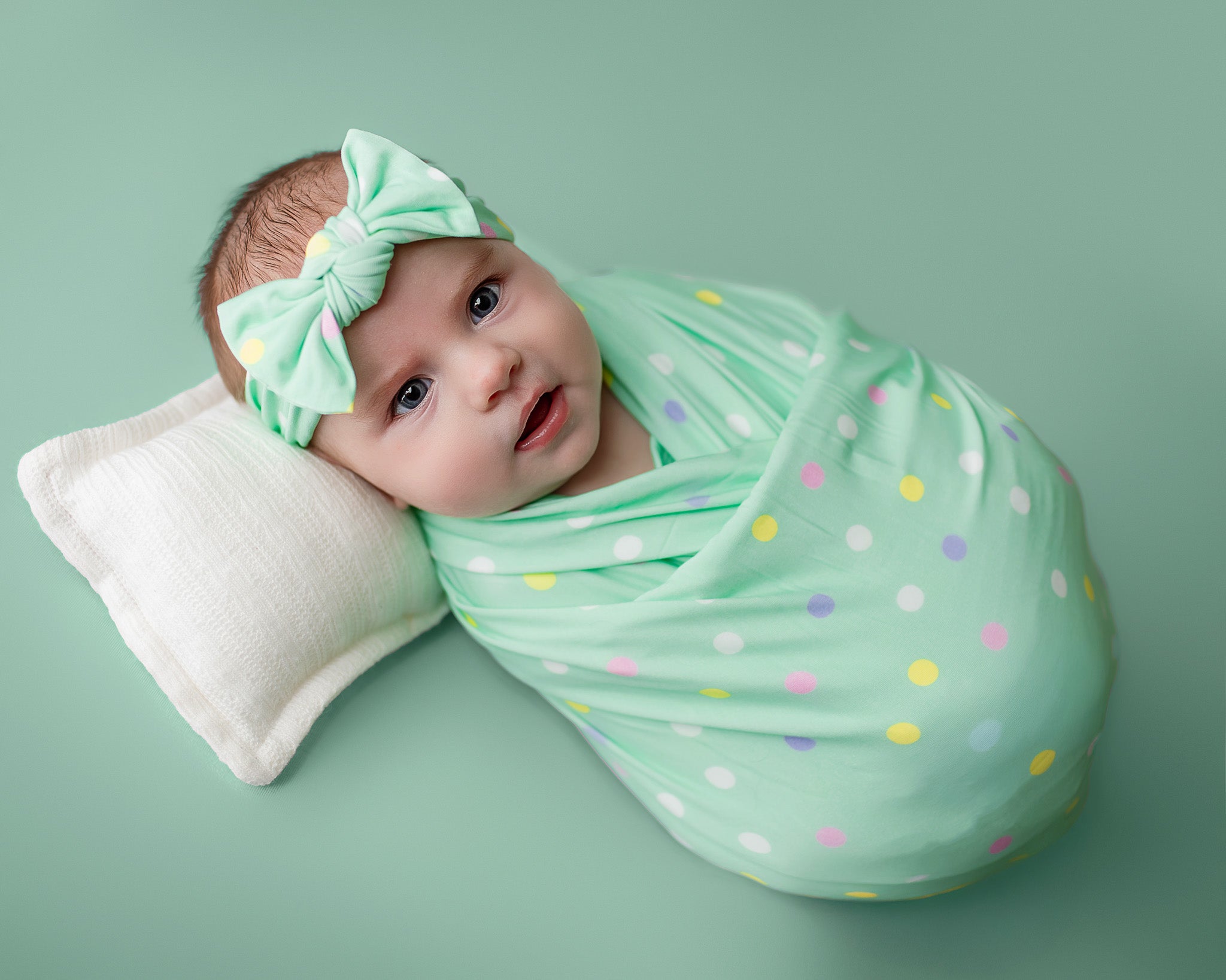 Pastel Dots | Bamboo Swaddle Blanket