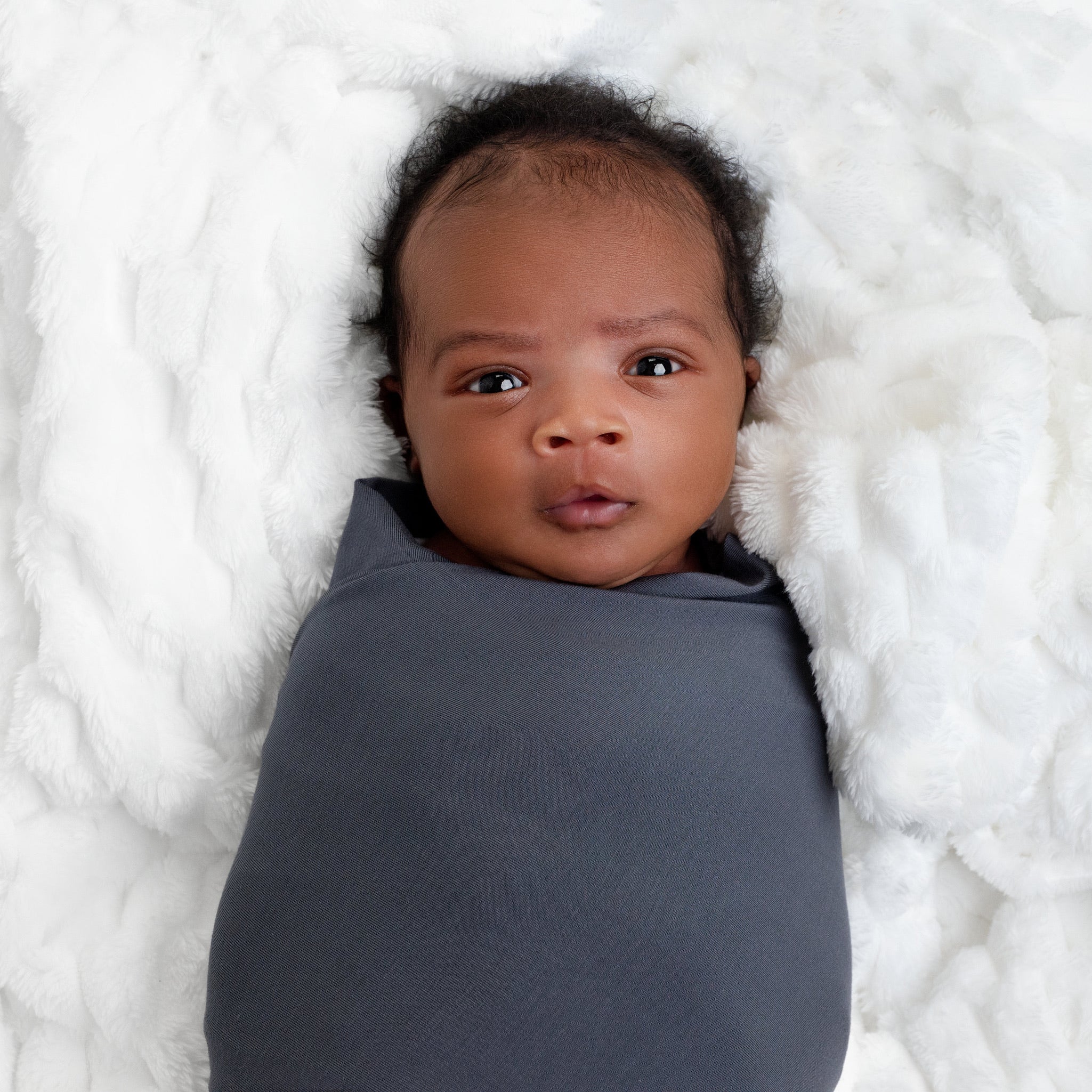 Charcoal | Bamboo Swaddle Blanket