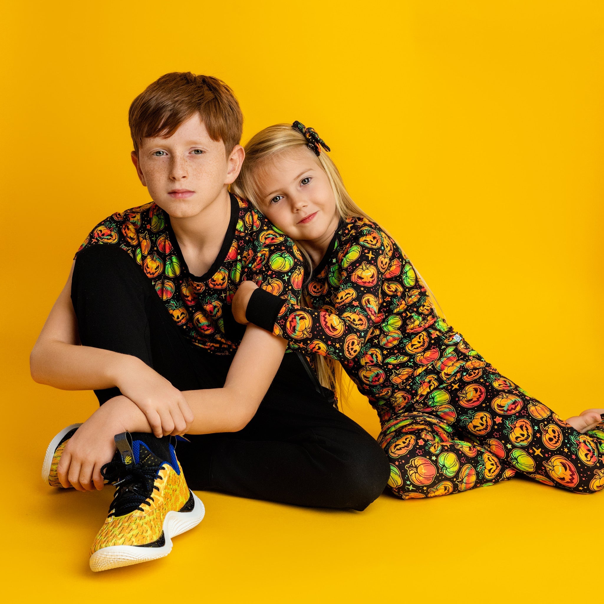 Halloween | Spooky Pumpkins | Bamboo Toddler & Kids Pocket T-shirt