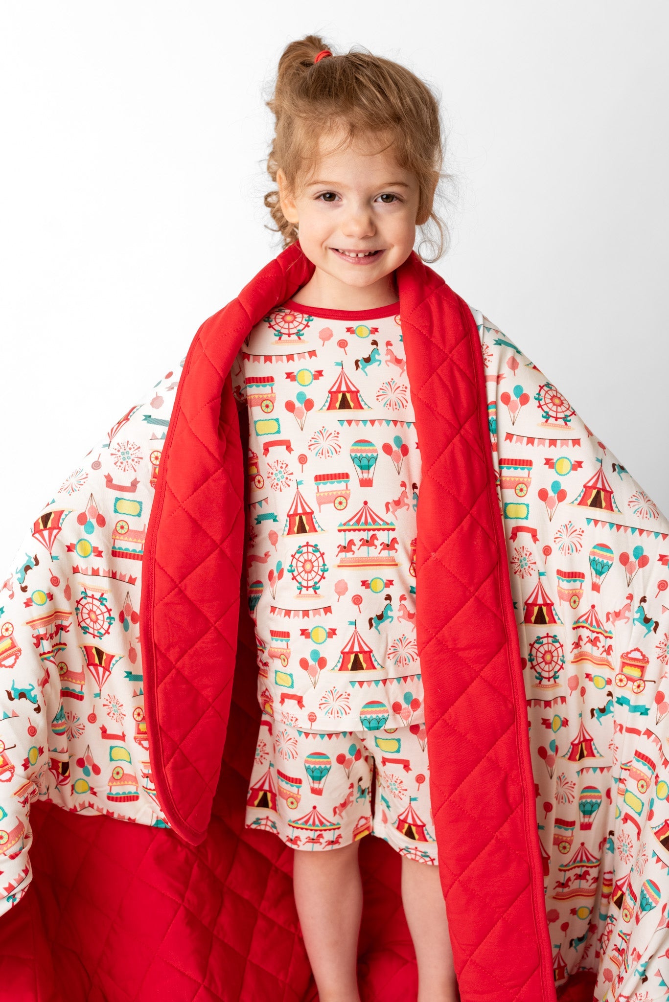 Classic Carnival | Quilted Bamboo Toddler Blanket