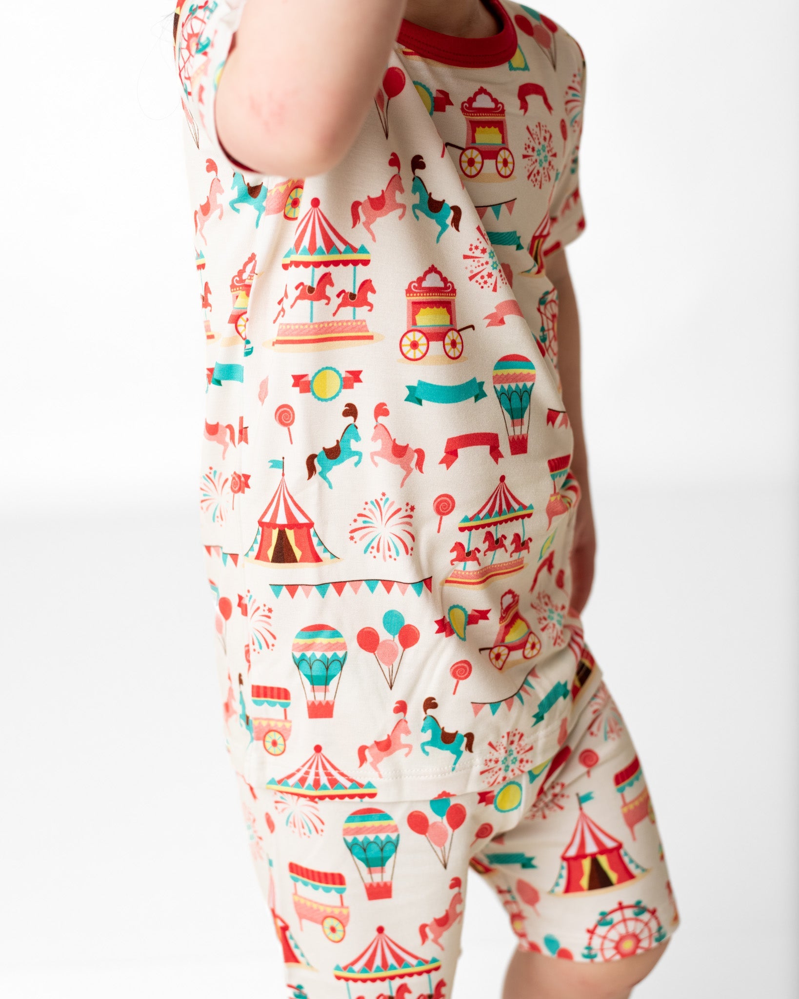 Classic Carnival | Two-piece Bamboo Short Sleeve Toddler & Kids Apparel Set