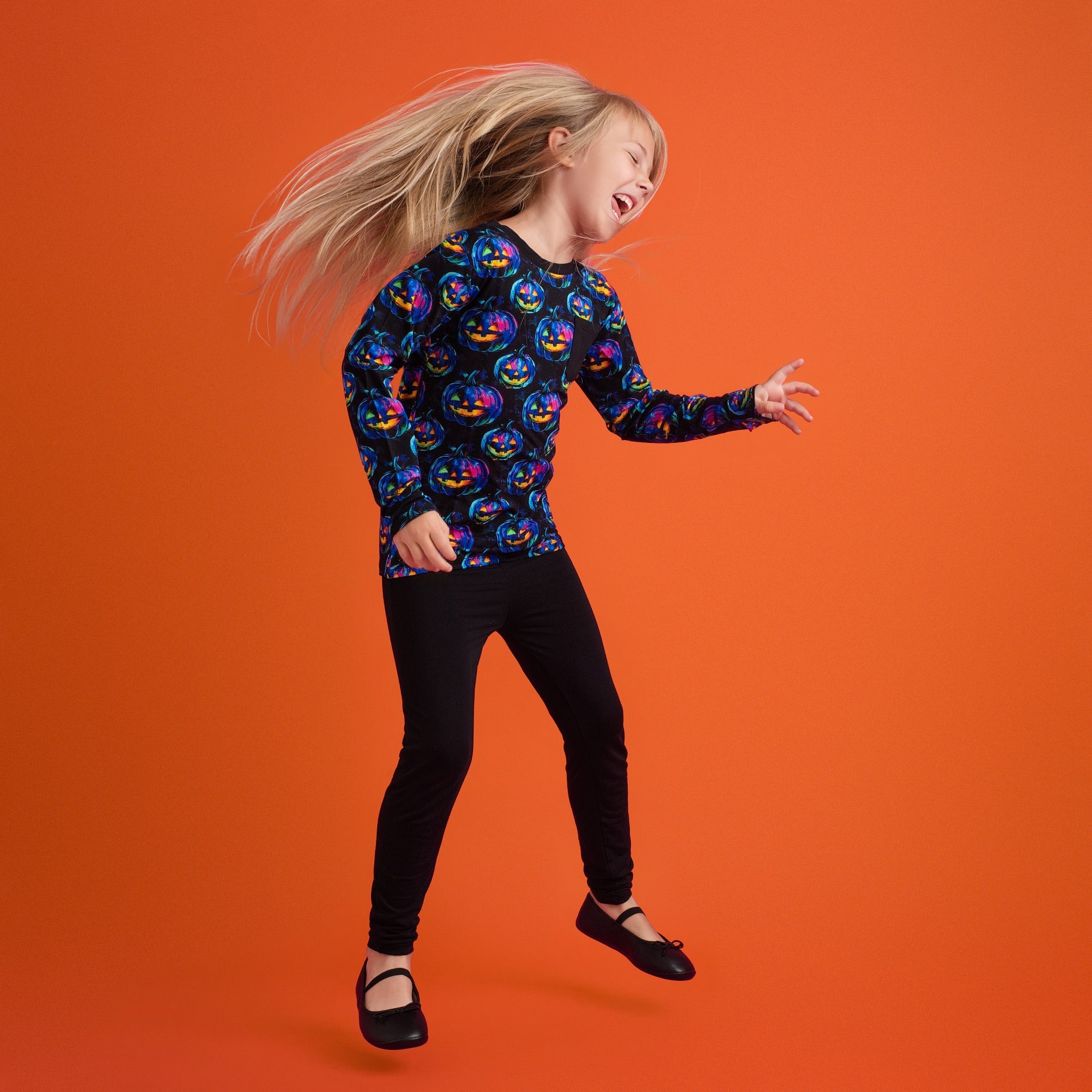 Halloween | Jack-o’-lanterns | Bamboo Toddler & Kids Pocket T-shirt