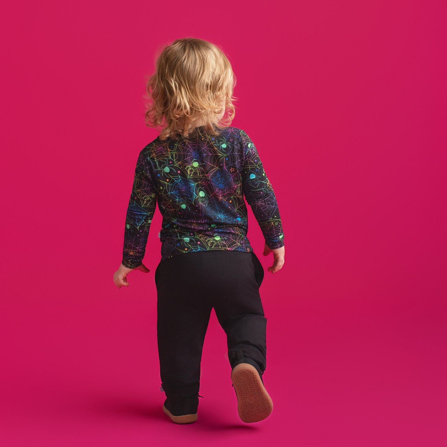 Halloween | Spooky Webs | Bamboo Toddler & Kids Pocket T-shirt