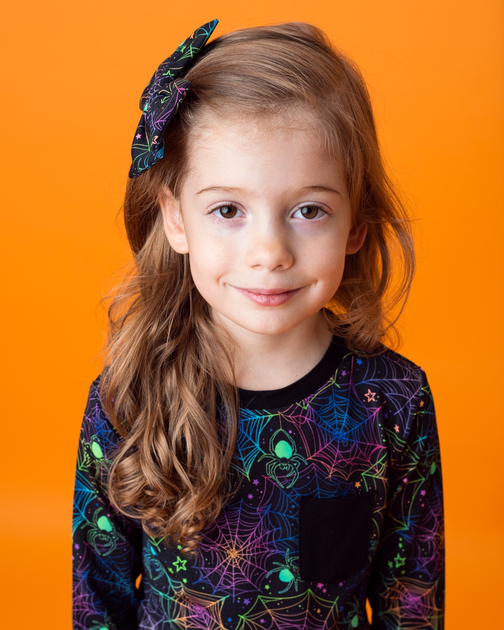 Halloween | Spooky Webs | Bamboo Big Clip On Bow