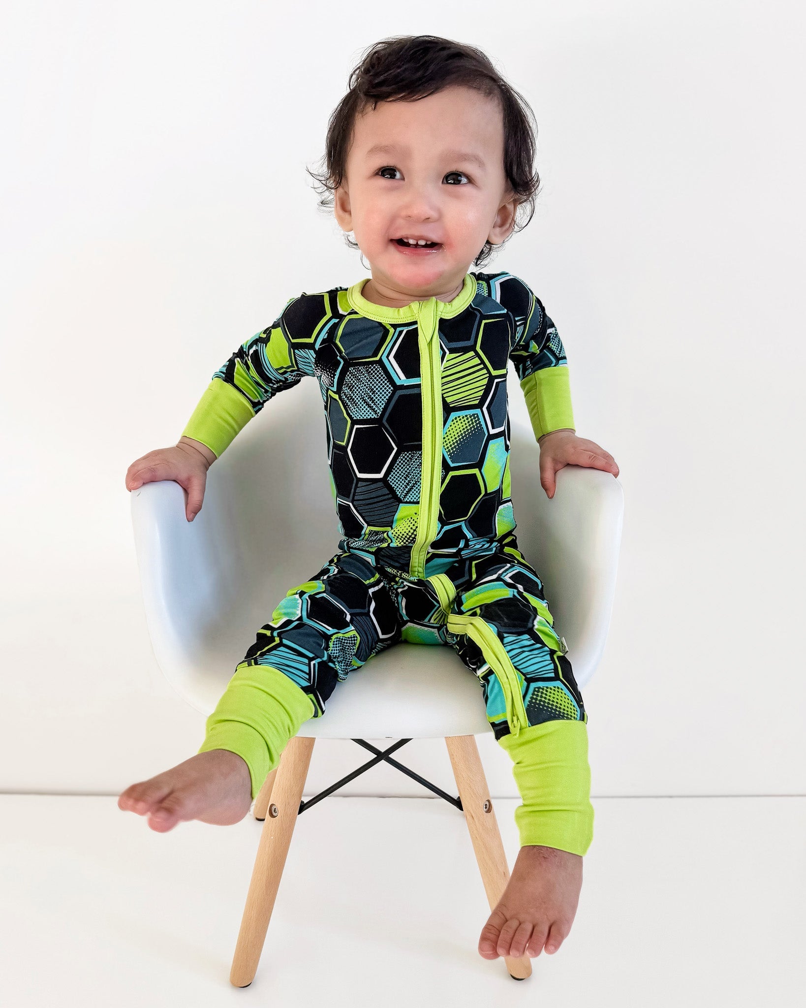 Blitz | Convertible Bamboo Zipper Baby Pajamas