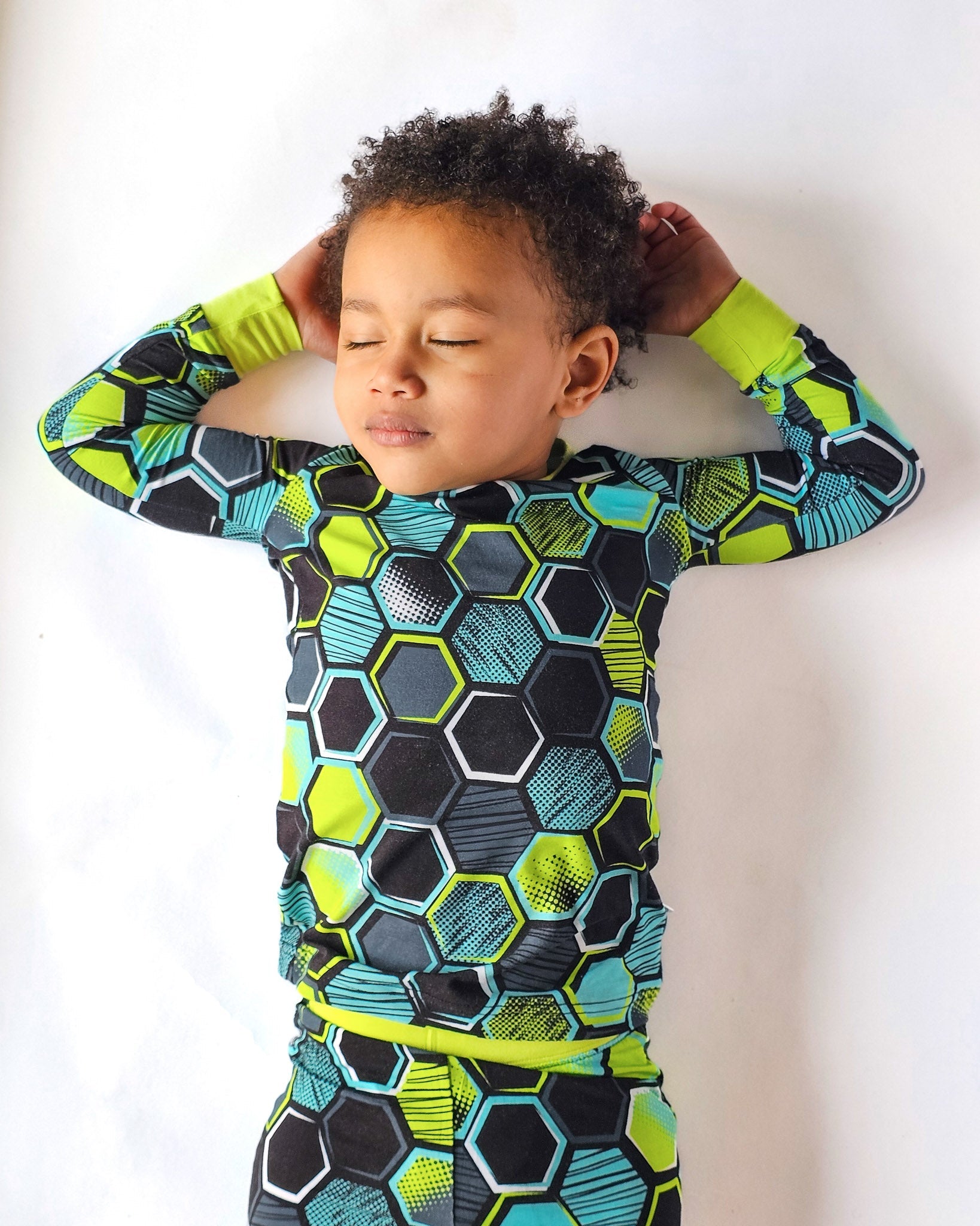 Blitz | Two-piece Bamboo Long Sleeve Toddler & Kids Pajamas