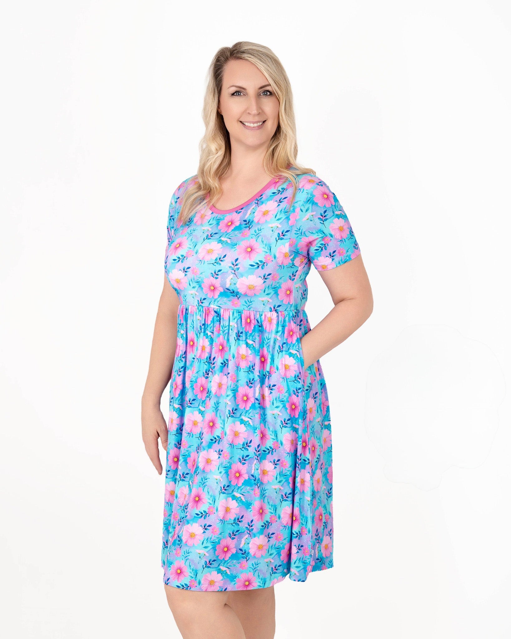 Dreamy Cosmos | Bamboo Women's Dress