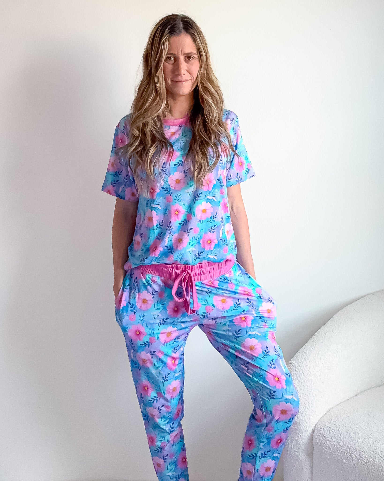Dreamy Cosmos | Women's Bamboo Jogger Pajama Pants