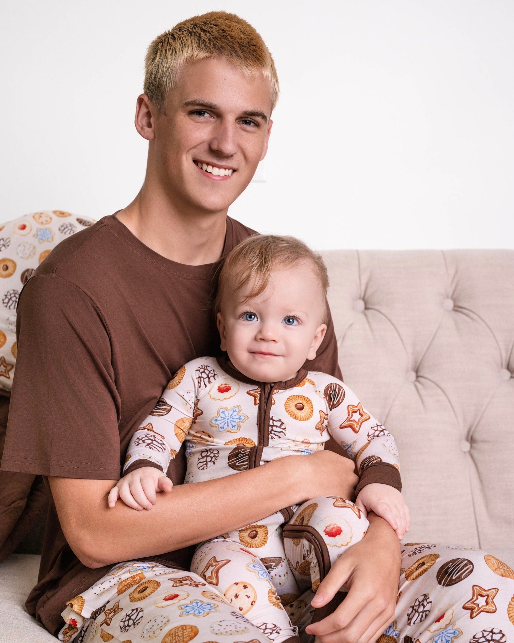 Cookie Swap | Convertible Bamboo Zipper Baby Pajamas