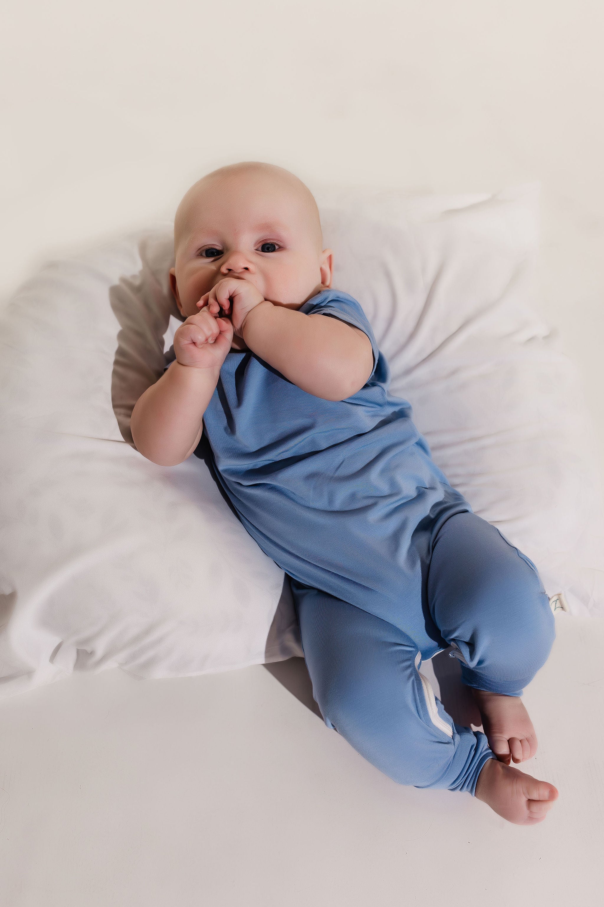 Ocean Bamboo Lyocell Zip Romper