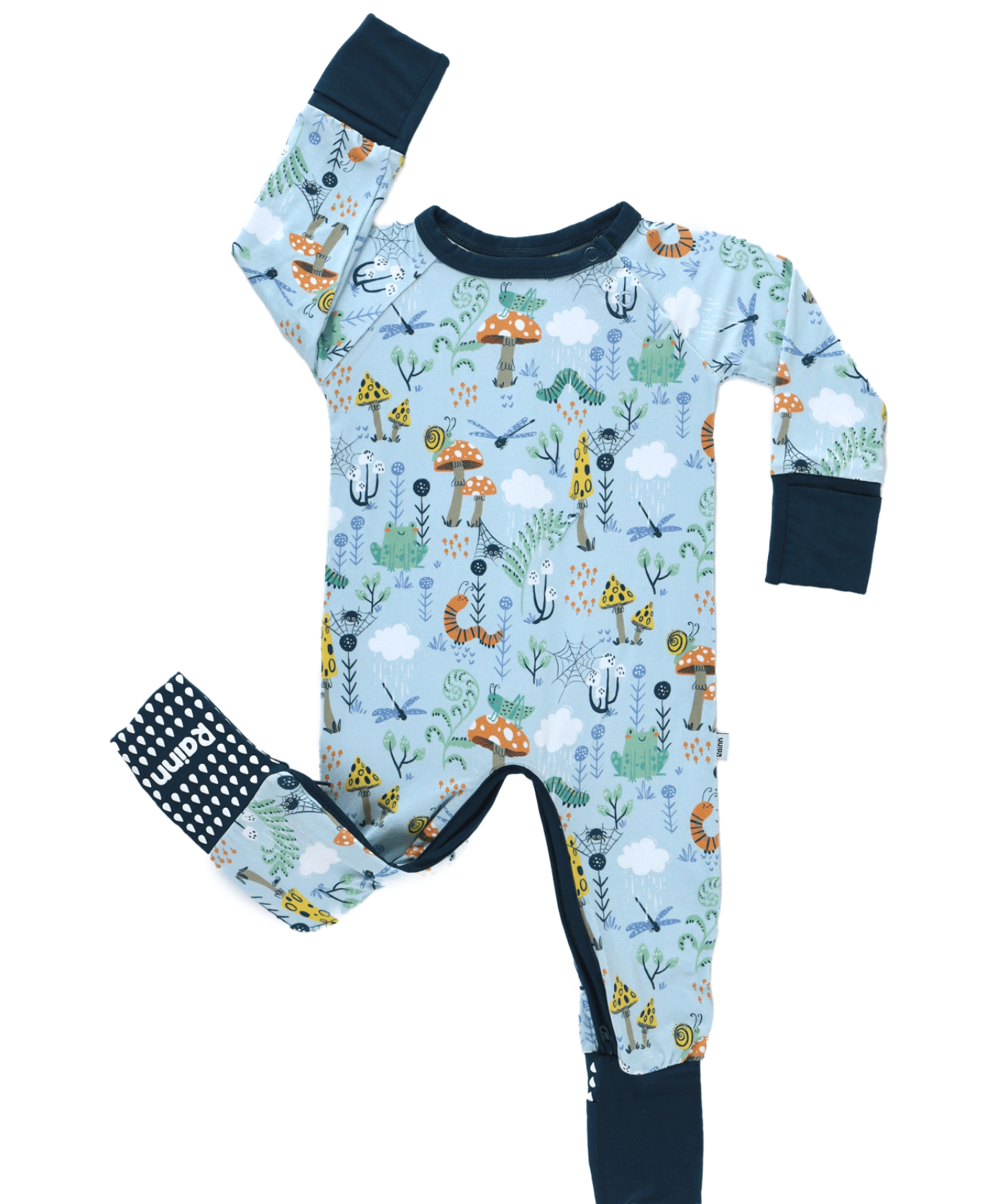 Bamboo Crescent Zipp Jammies - Critter Hollow