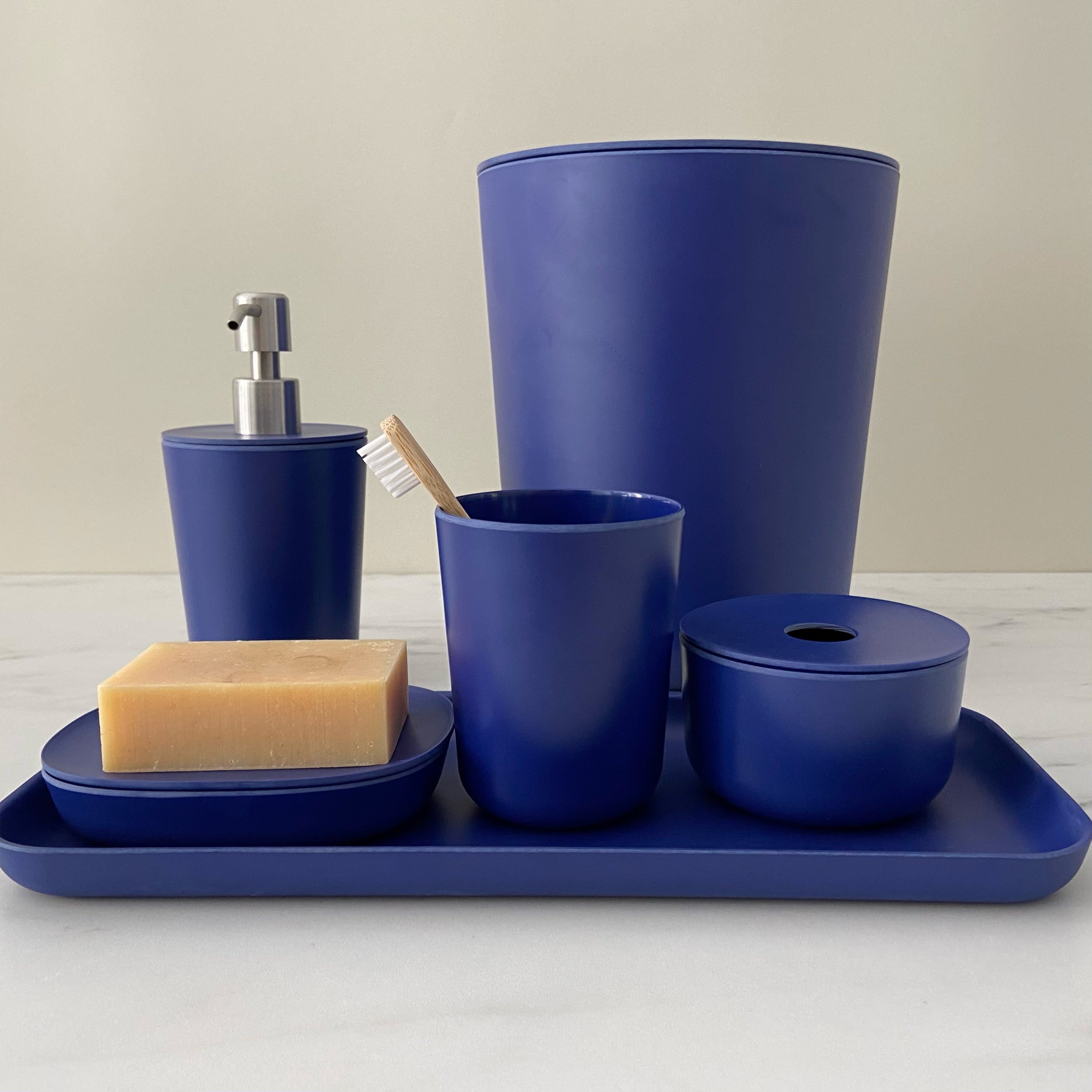 Bathroom Bin - Royal Blue