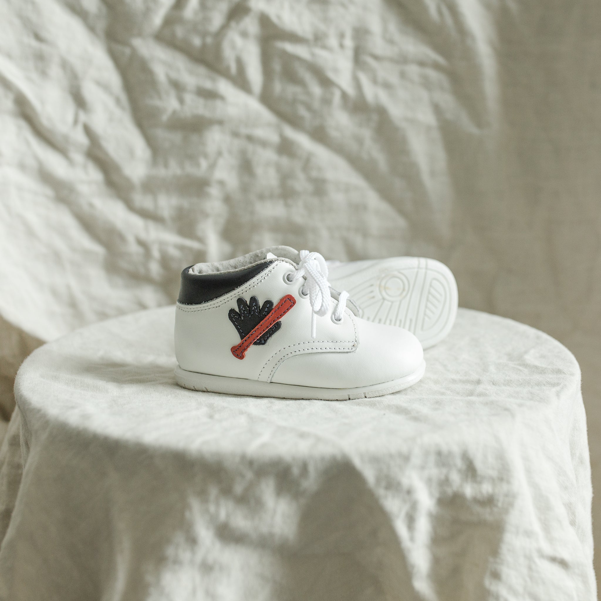 Baseball First Walker - White/navy