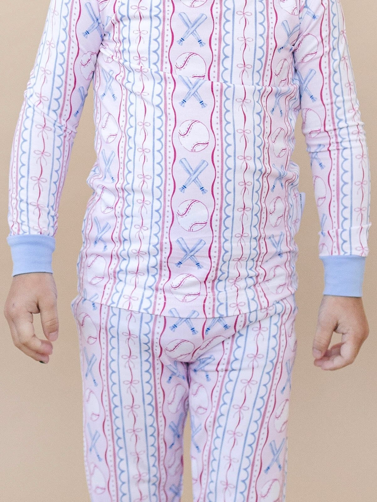 Bamboo Two Piece Set | Baseball Girl