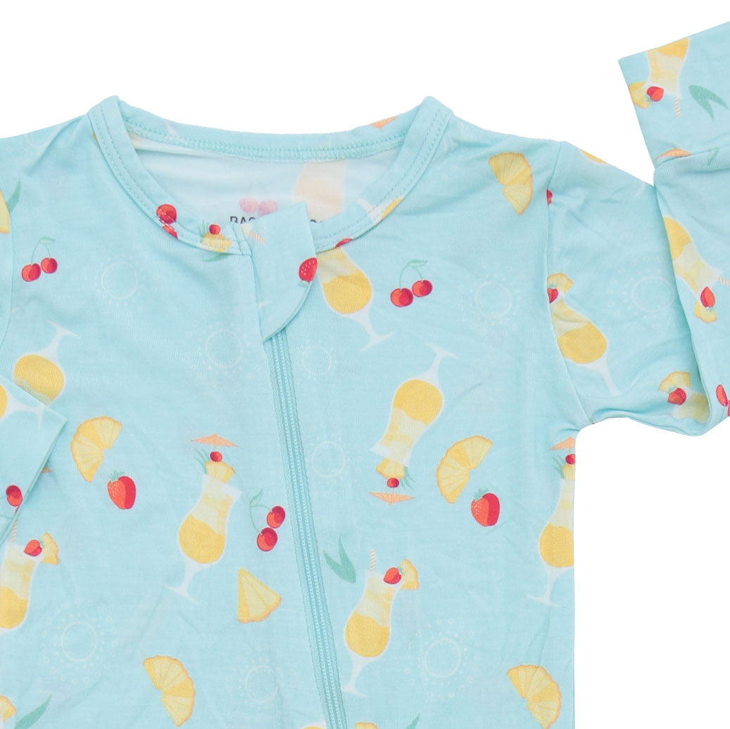 Miami Vice Fruit Smoothie Zippered Romper
