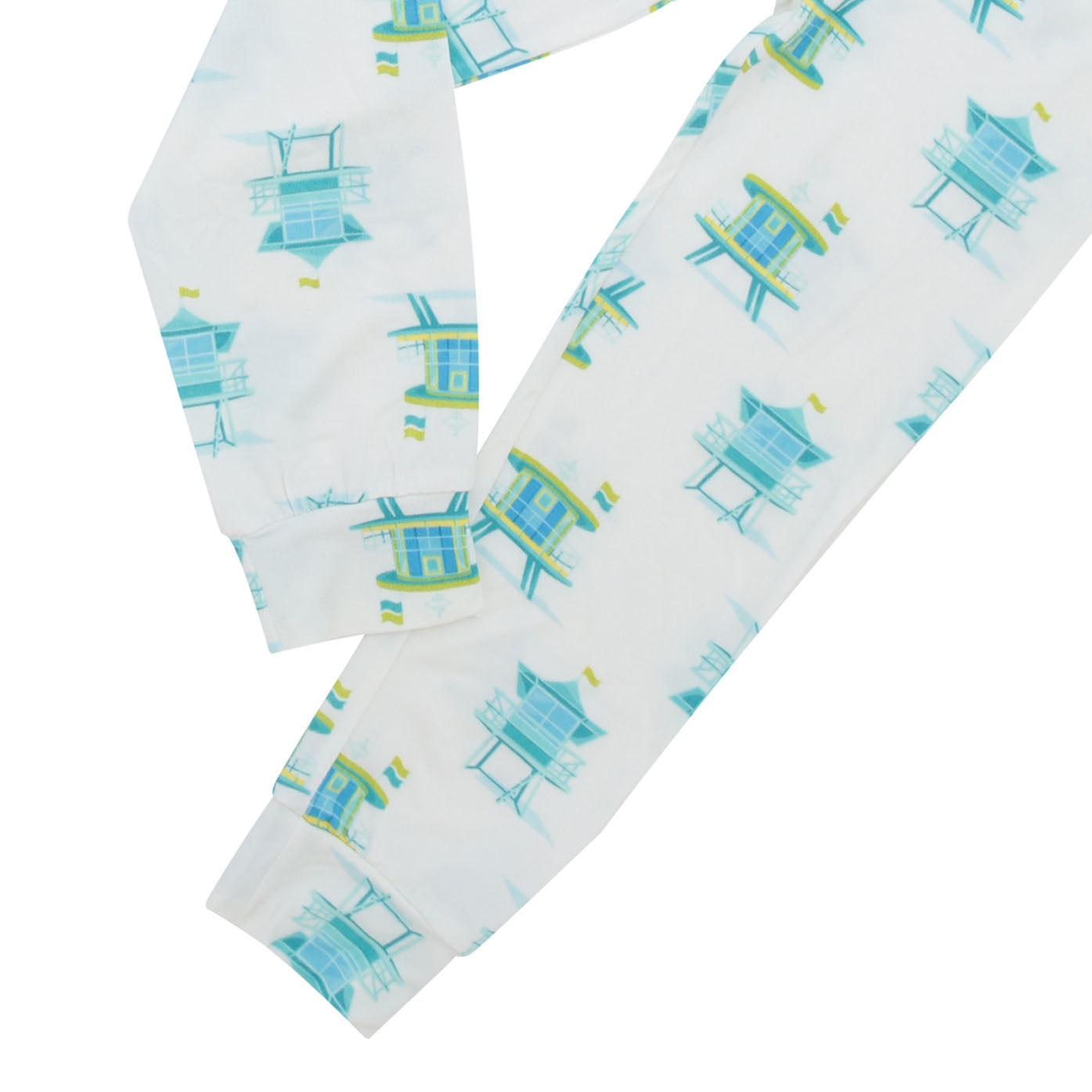 Miami Beach Watch Blue Two-piece Set