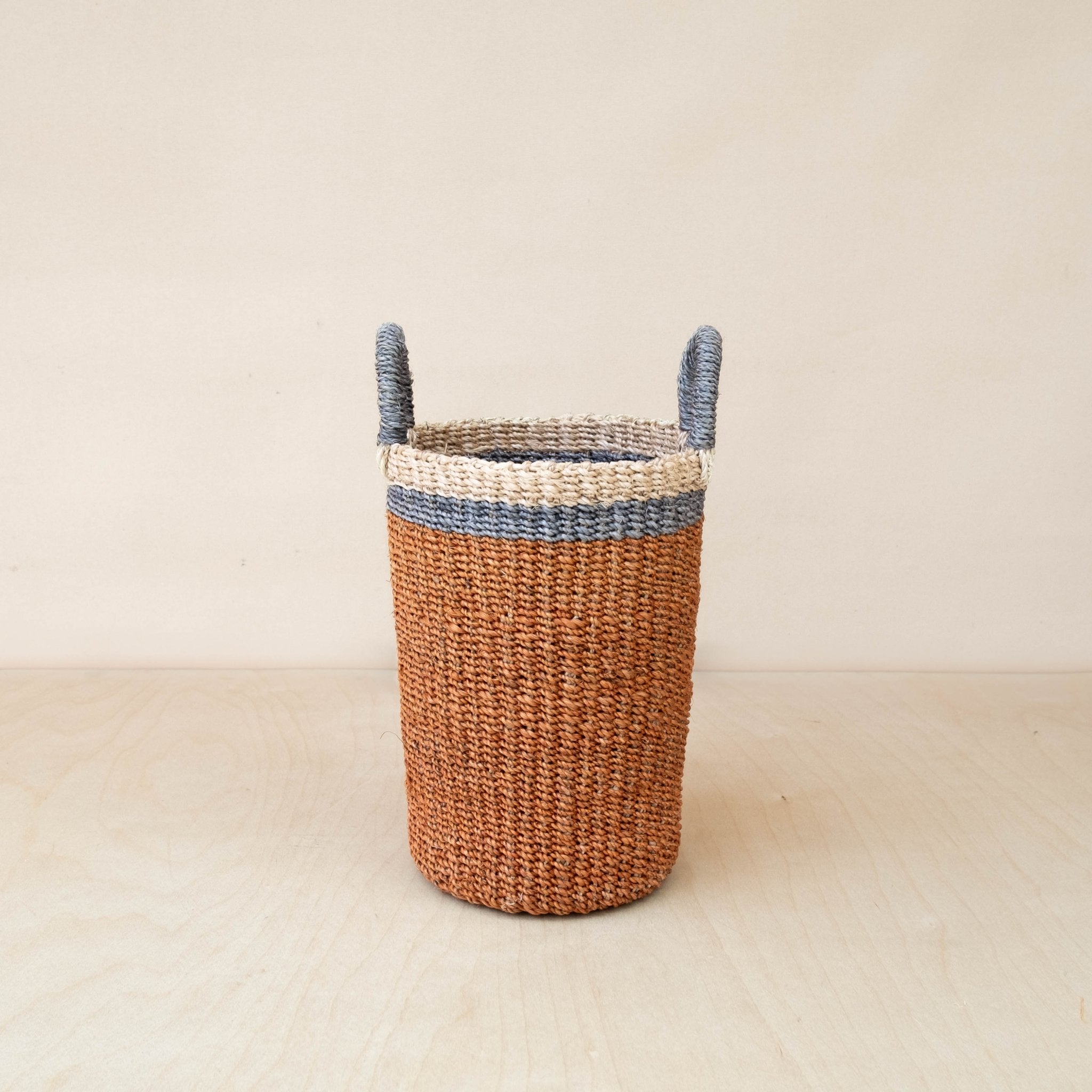 Coral Wicker Basket Vase - Decorative Basket | Likhâ