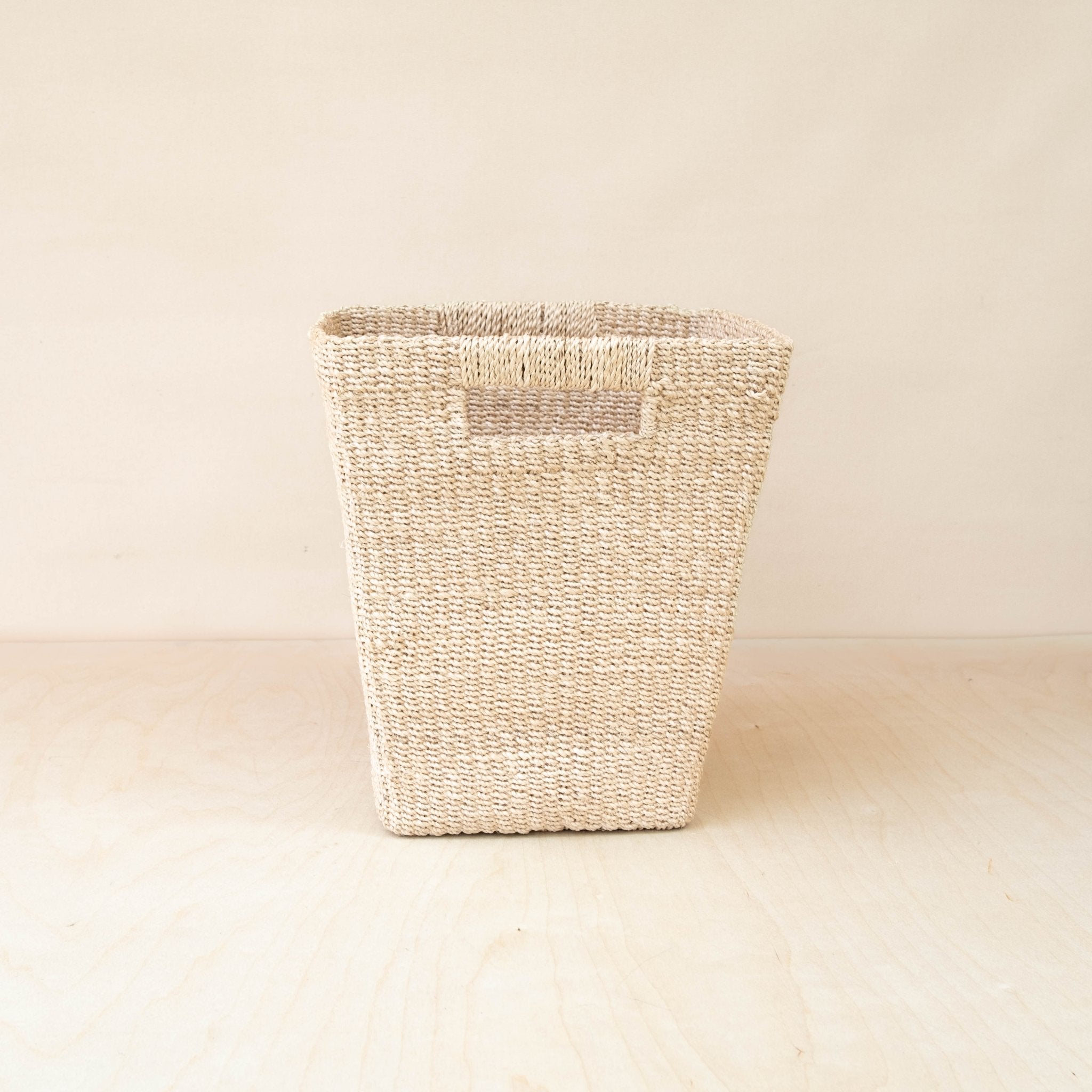 Natural Tapered Square Basket - Floor Basket | Likhâ