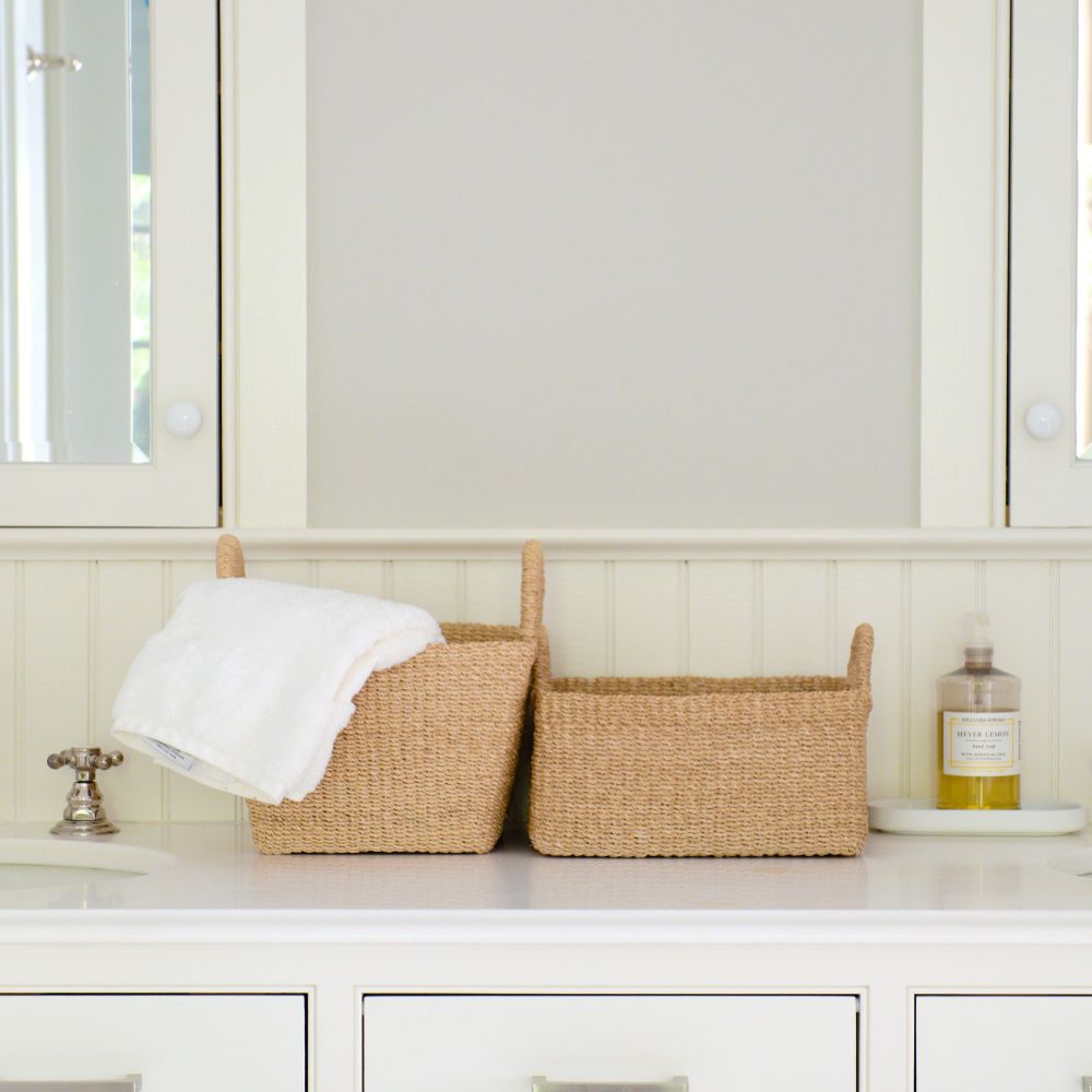 Square Tabletop Basket - Weave Basket | Likhâ