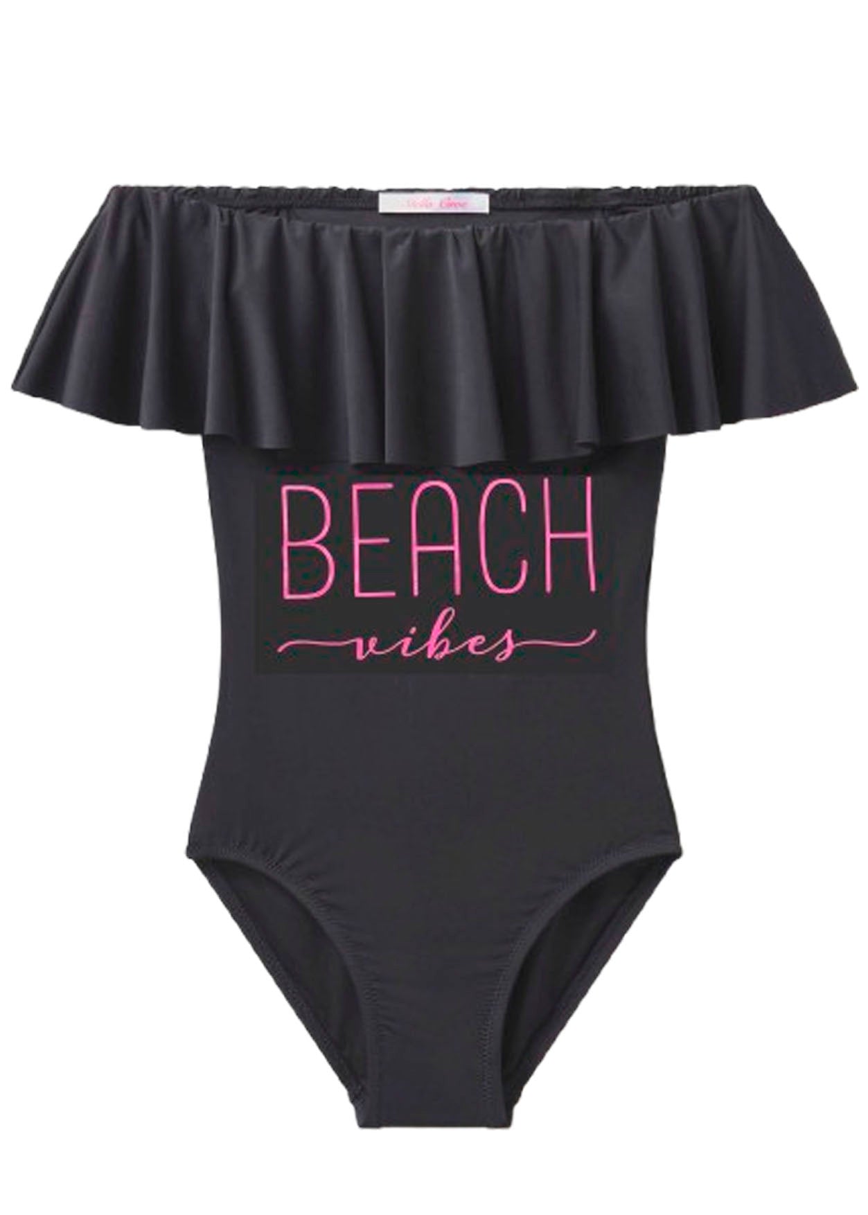 Beach Vibes Black Swimsuit