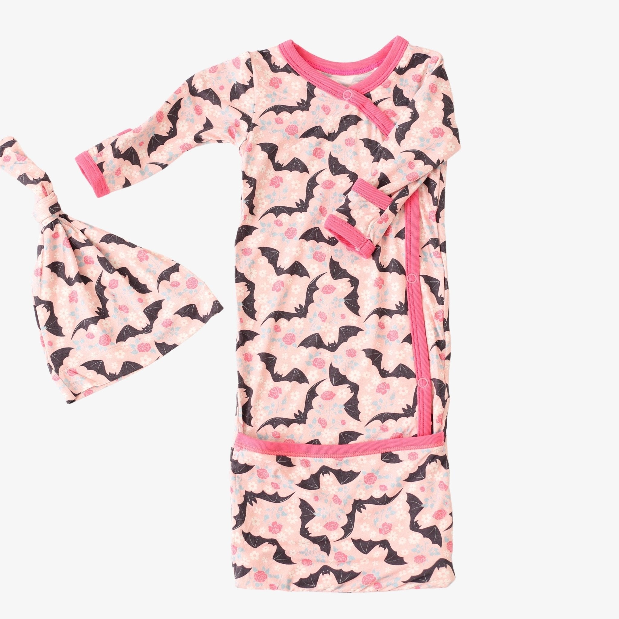 Batty Blossoms Gown & Hat