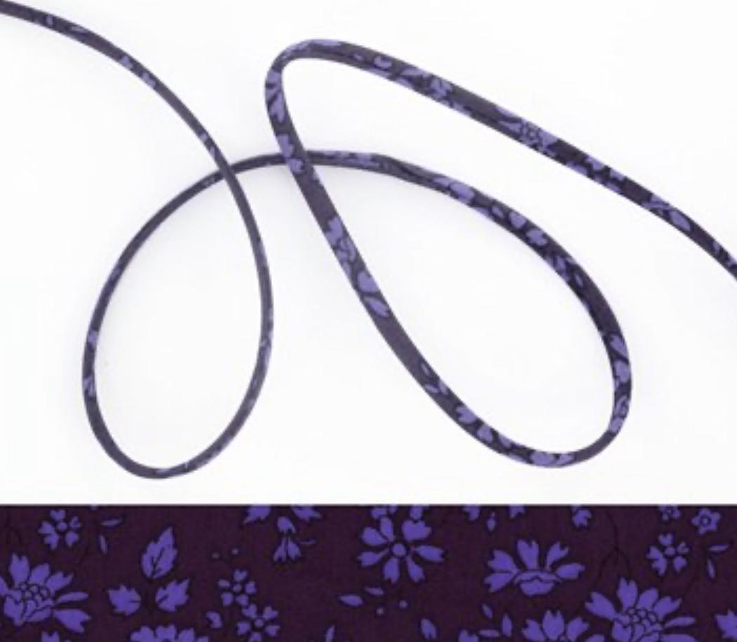 Gemstone Heart Liberty Print Necklace