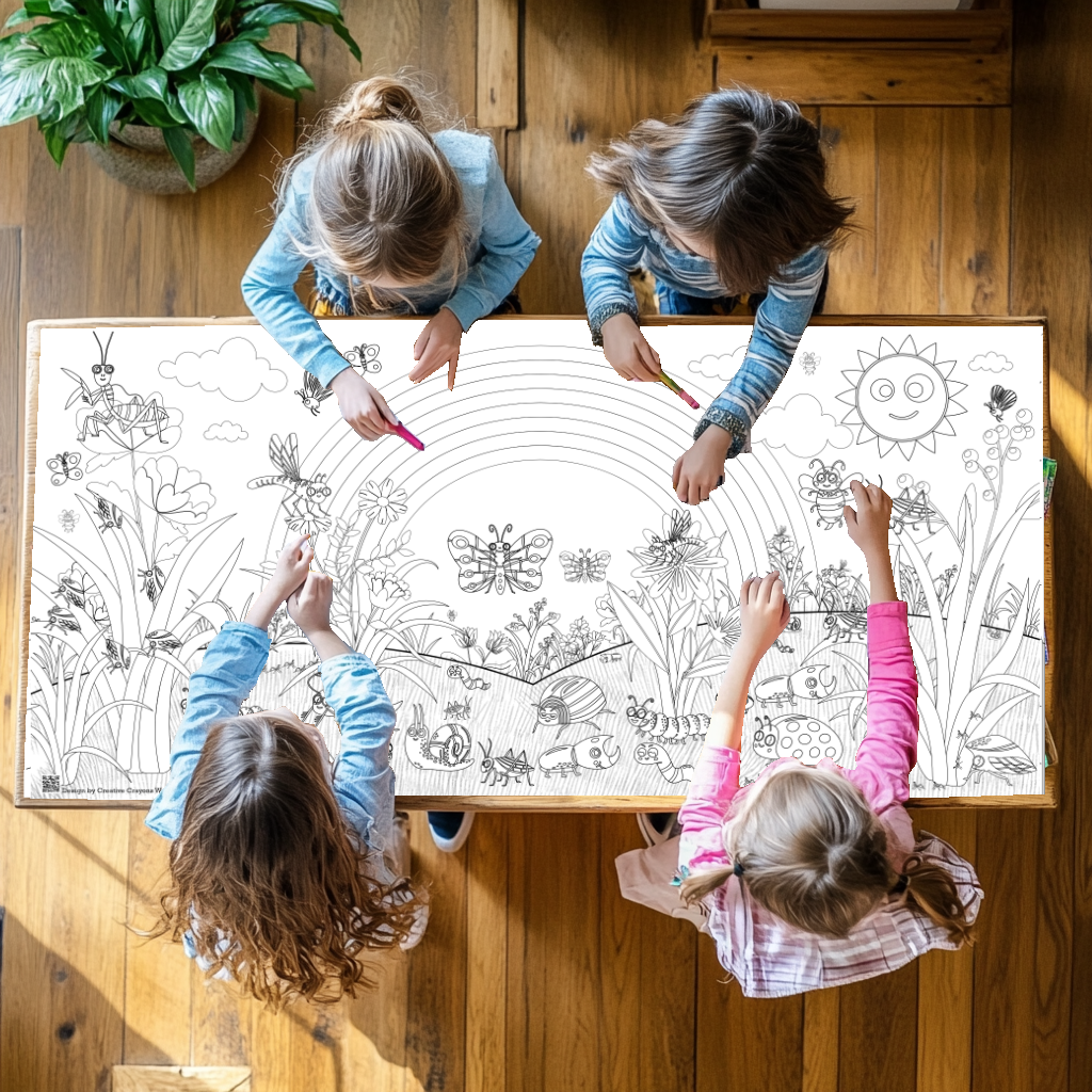 Bugs Coloring Tablecloth