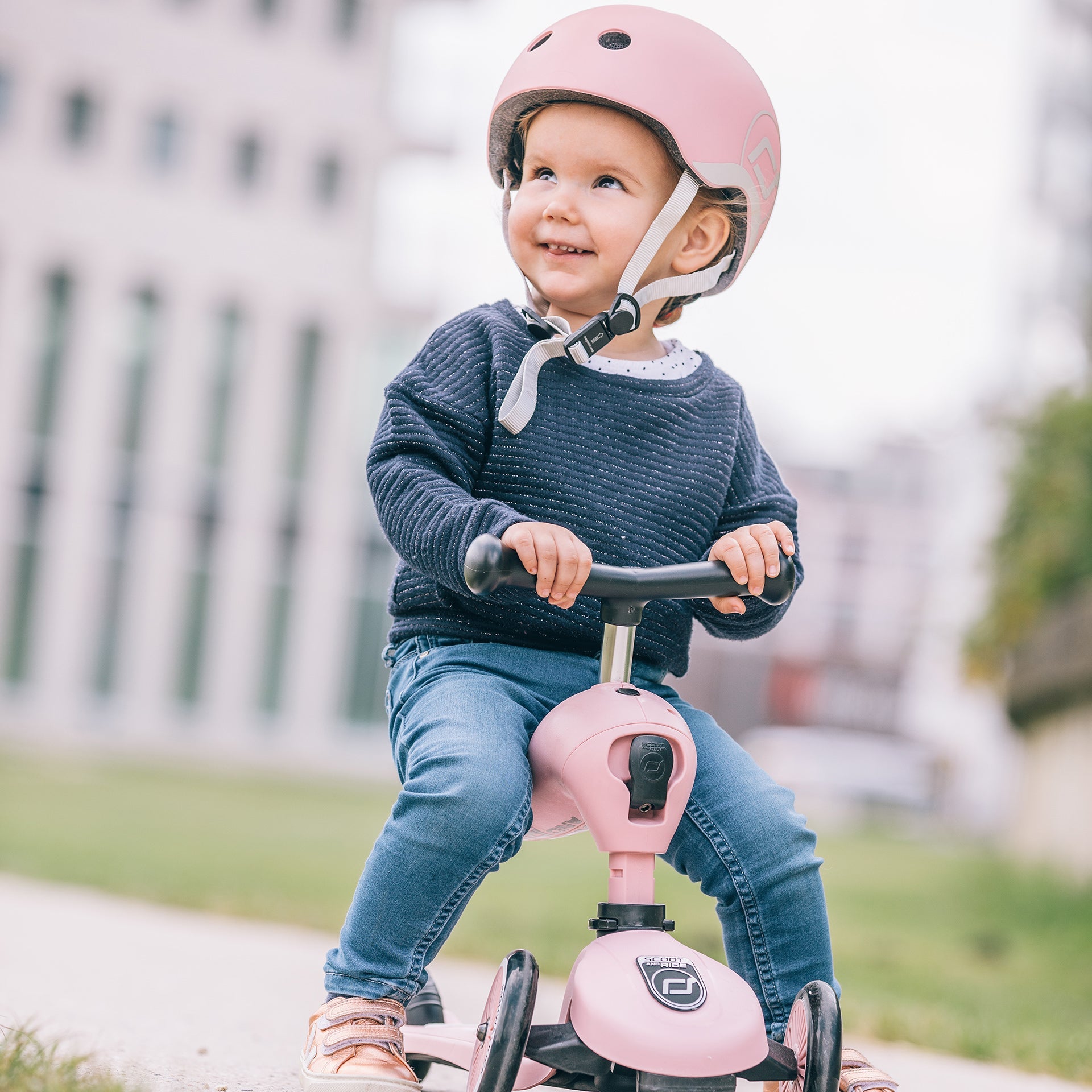 Baby Helmet In Rose – Xxs Size For 1-3 Year Old