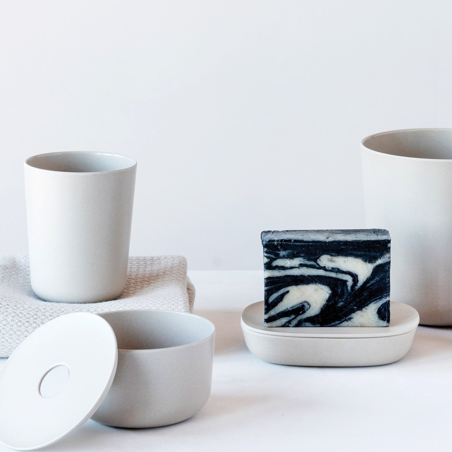 4-piece Bathroom Set - Stone