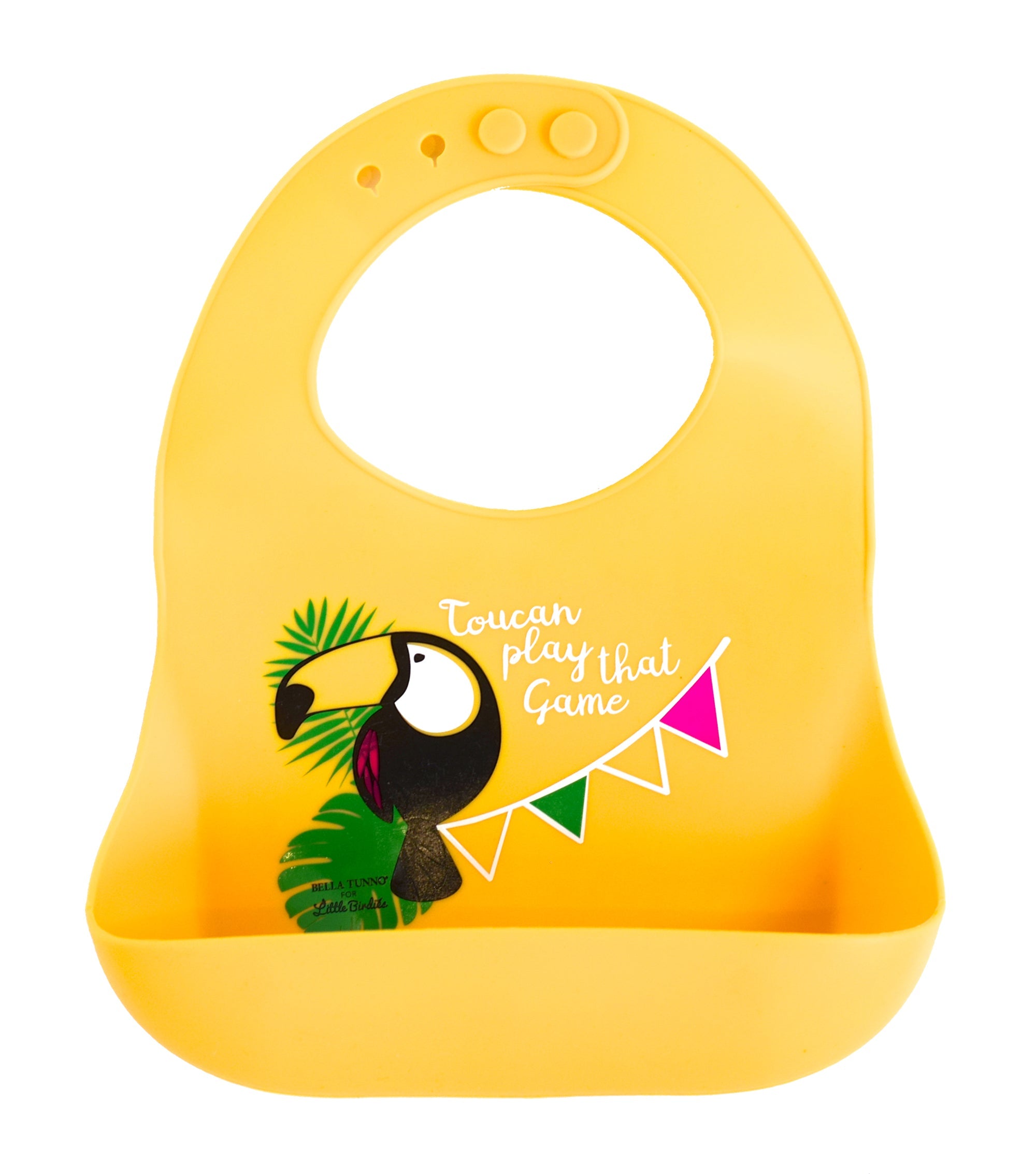 Toucan Play That Game Catch Bib