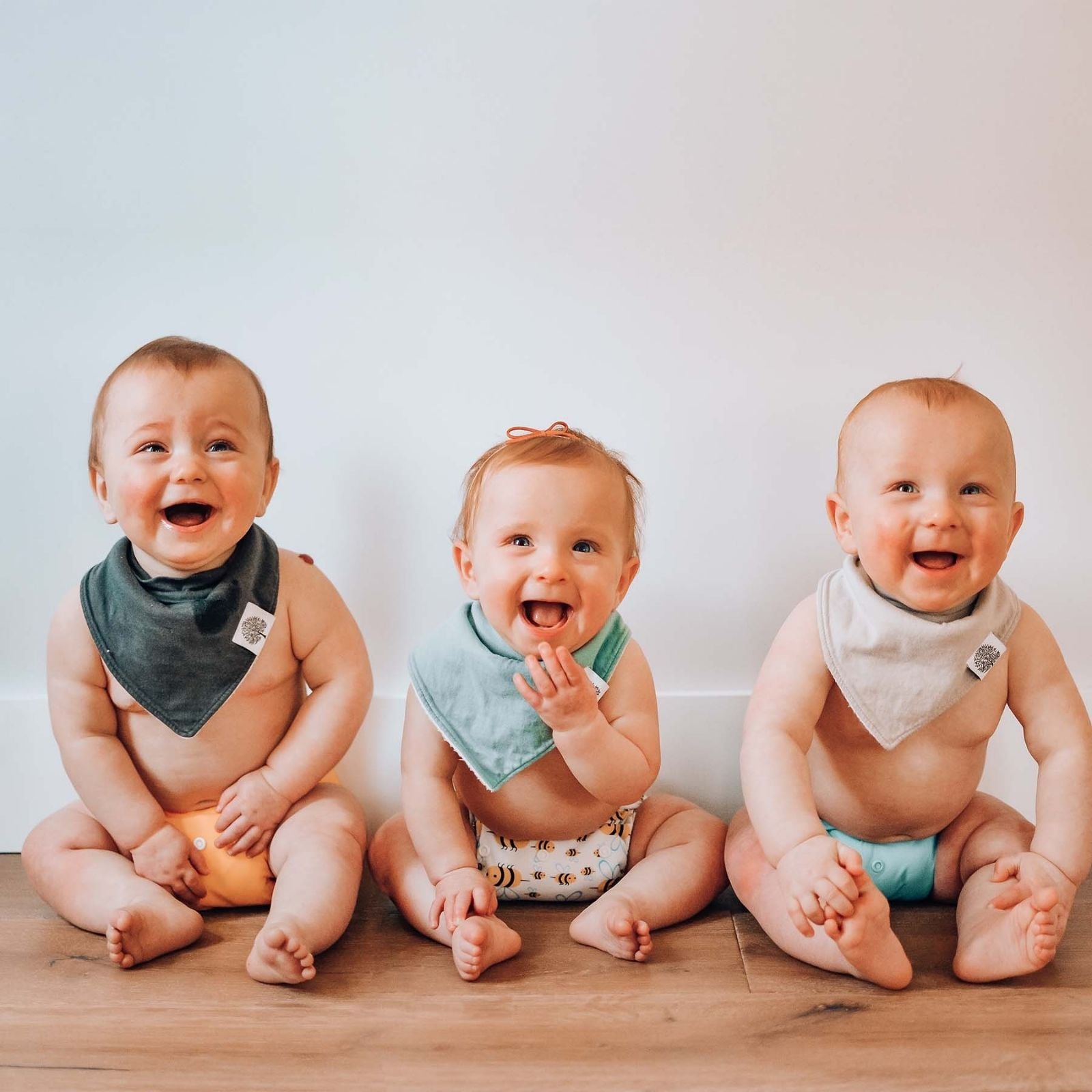 Clay Bandana Bib Set (8 Pack)