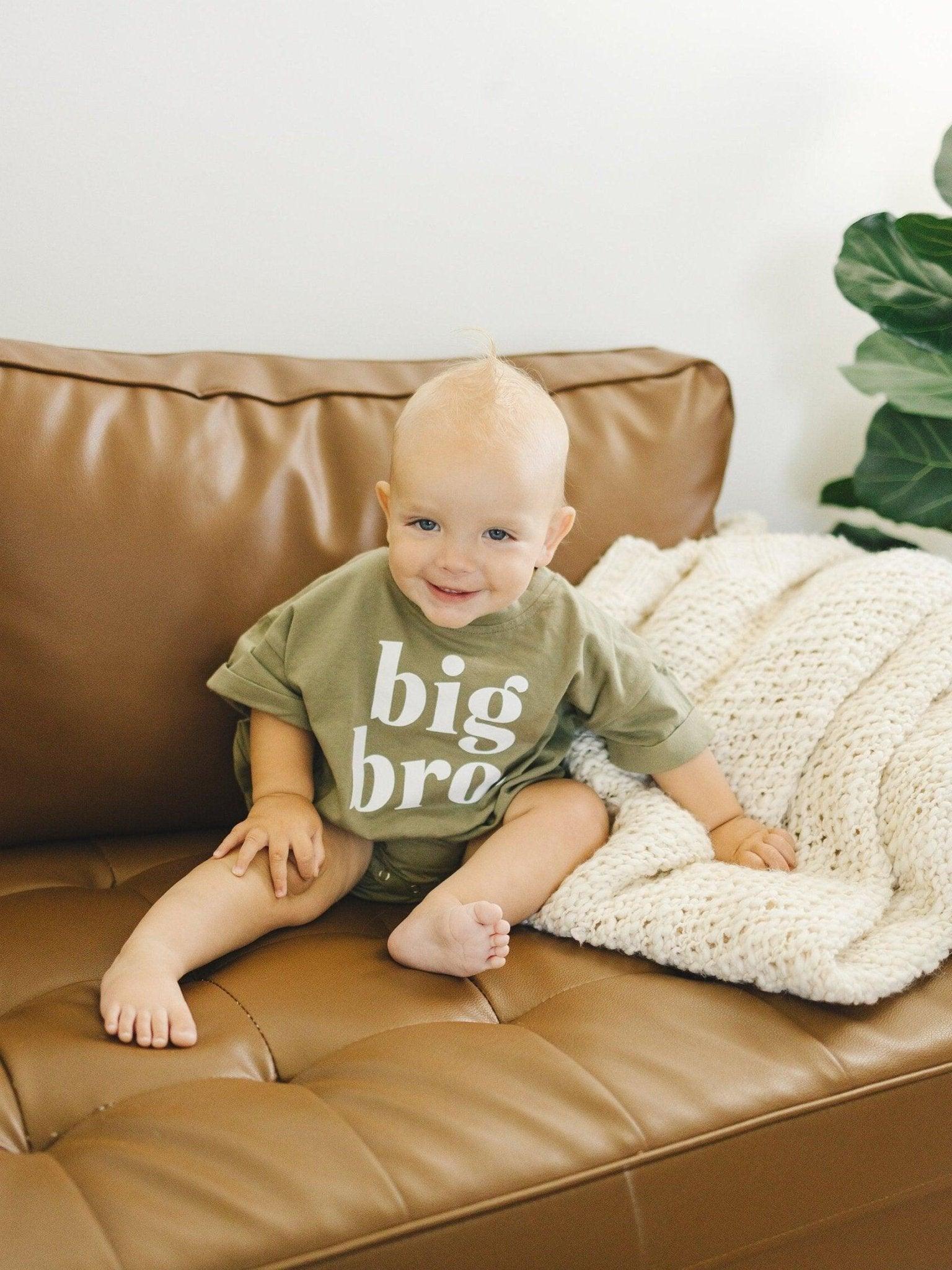 Big Bro T-shirt Romper - More Colors