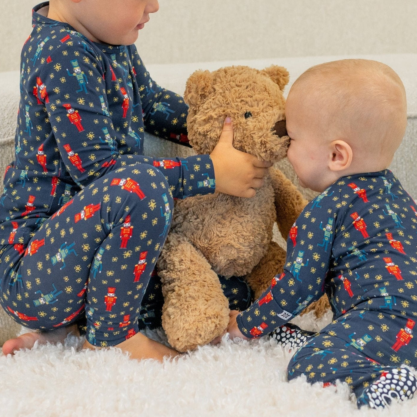 Navy Nutcracker Big Kid Pajama