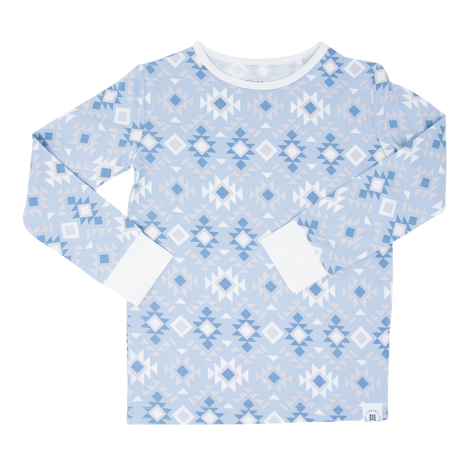 Big Kid Pajama - Aztec Blue