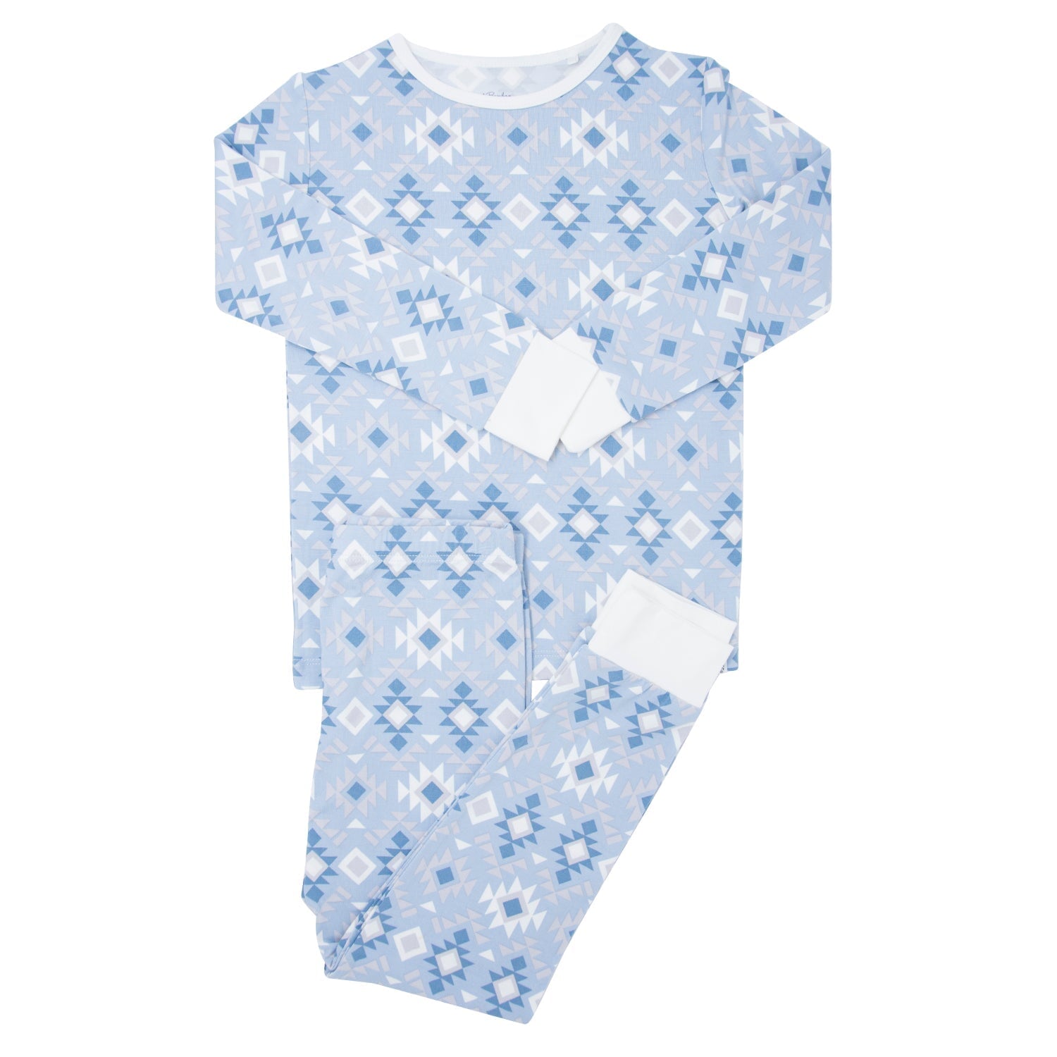 Big Kid Pajama - Aztec Blue
