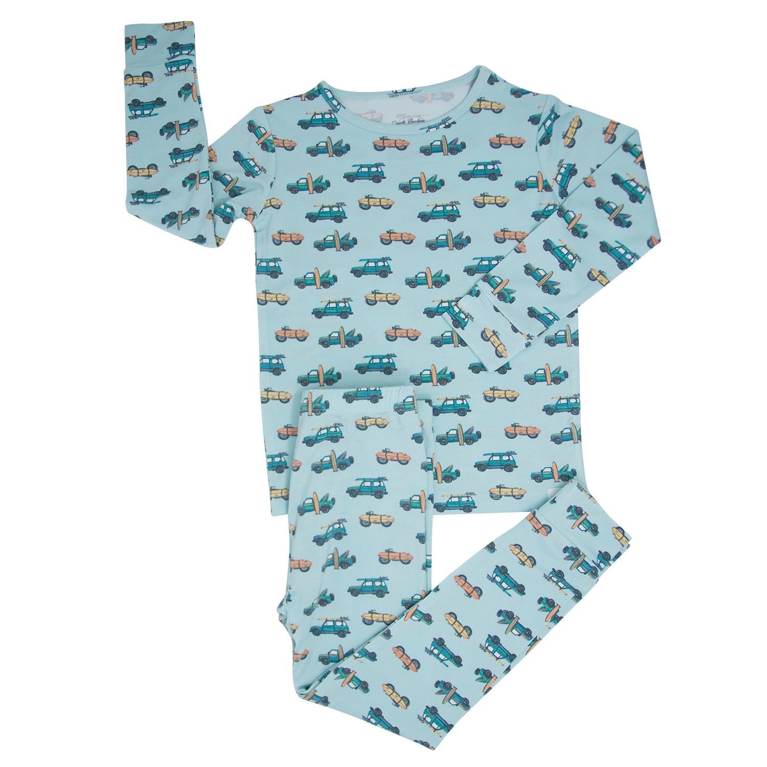 Surfing Beach Big Kid Pajama
