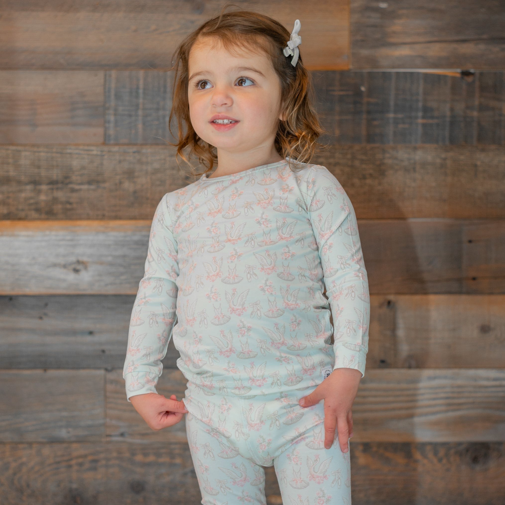 Swan Ballet Big Kid Pajama Set