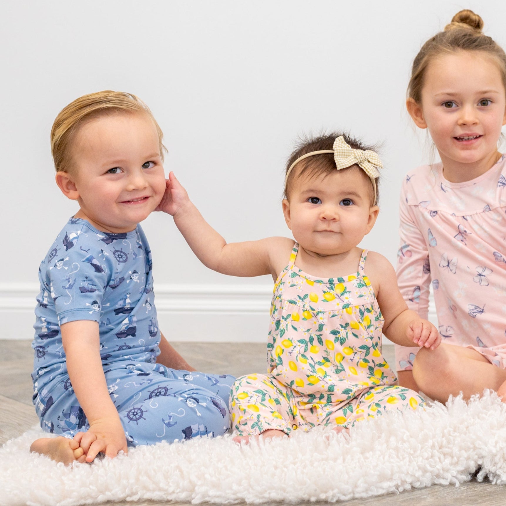 Pirate Ships Big Kid Pajama S/s