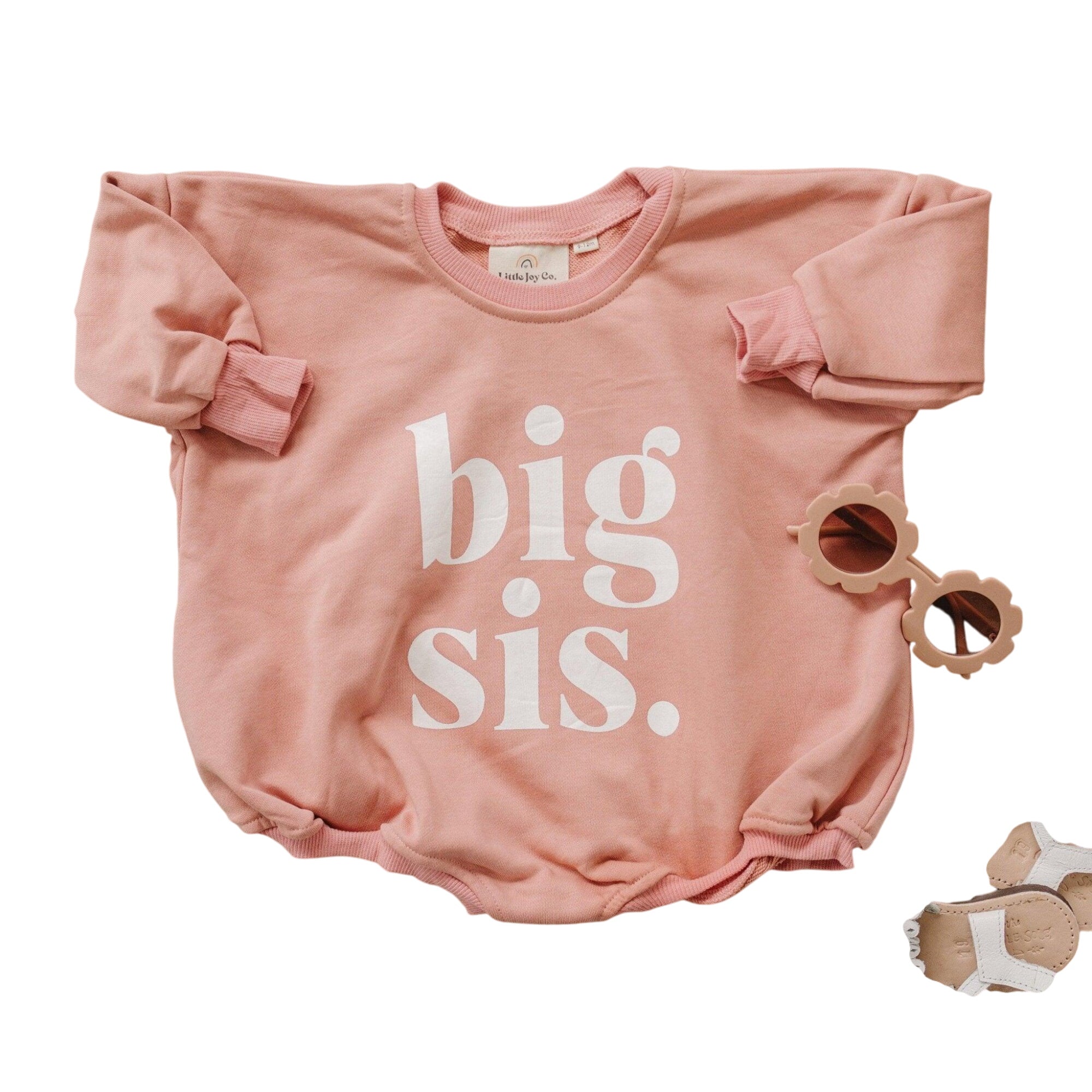 Big Sis Sweatshirt Romper - More Colors