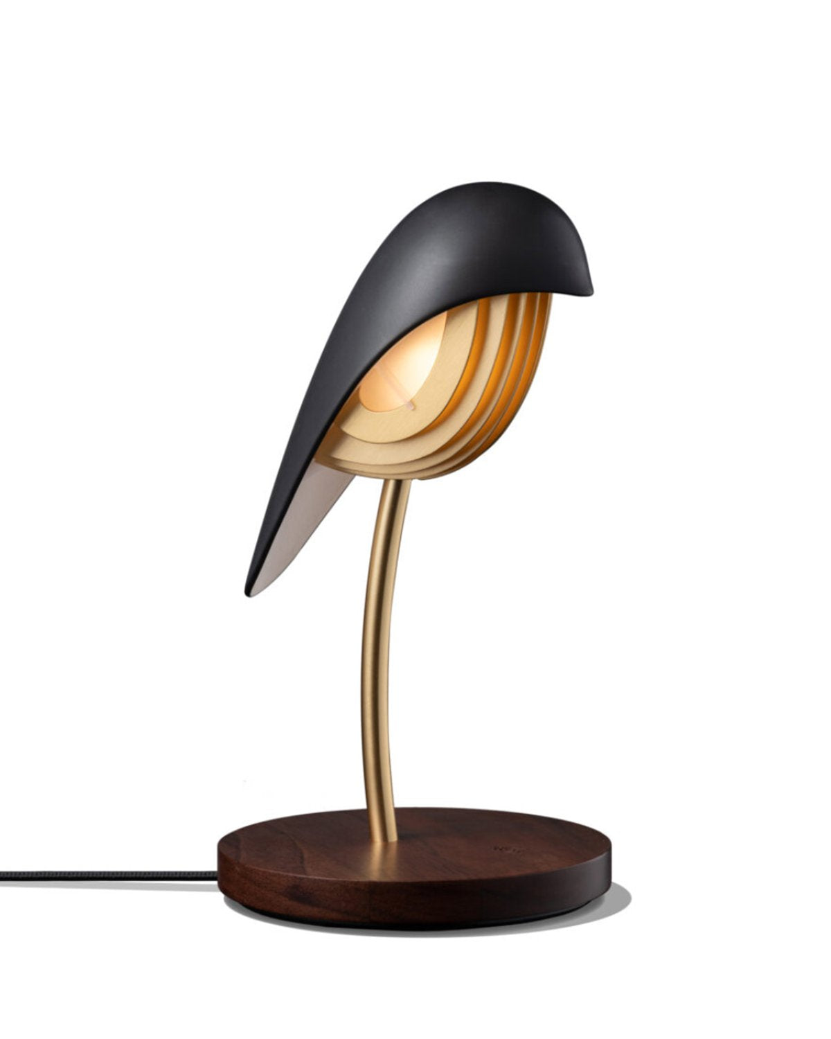 Desk Lamp Bird Onyx Black