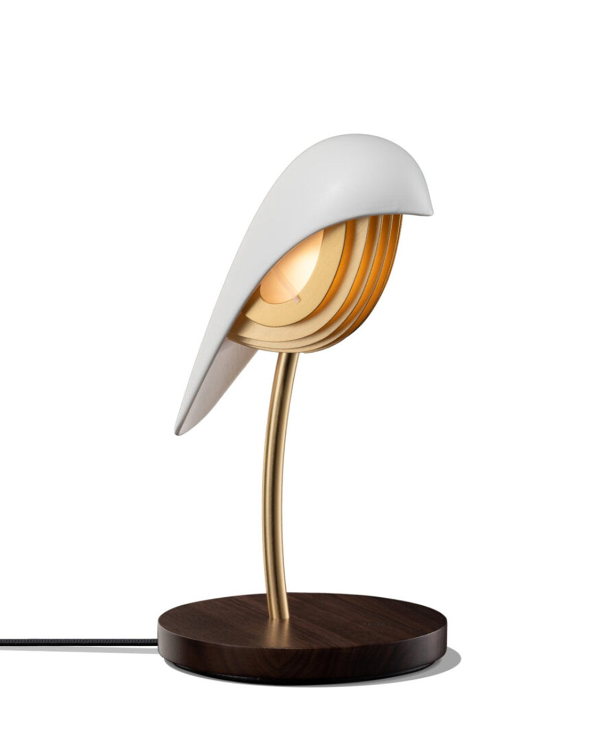 Desk Lamp Bird Ivory White
