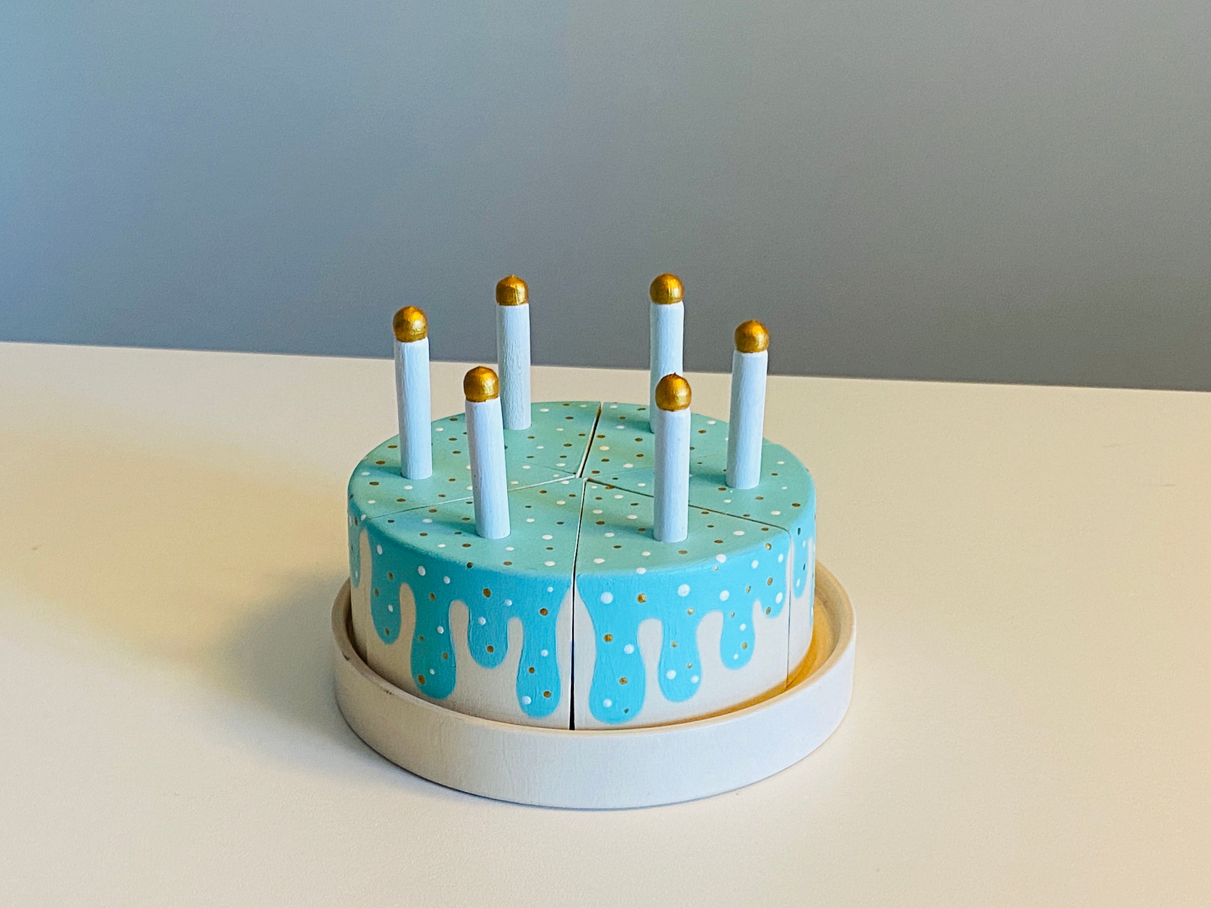 Wooden Birthday Cake Toy