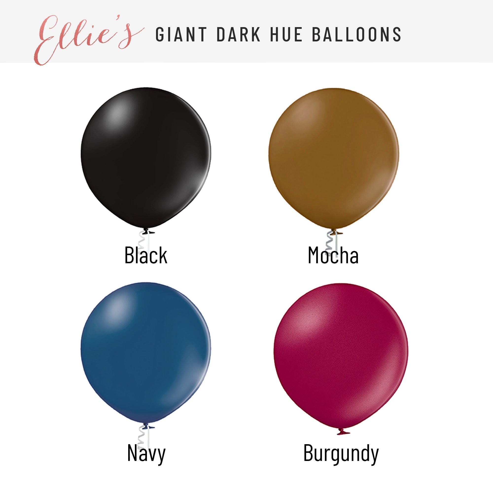 Giant Dark Hue Balloons