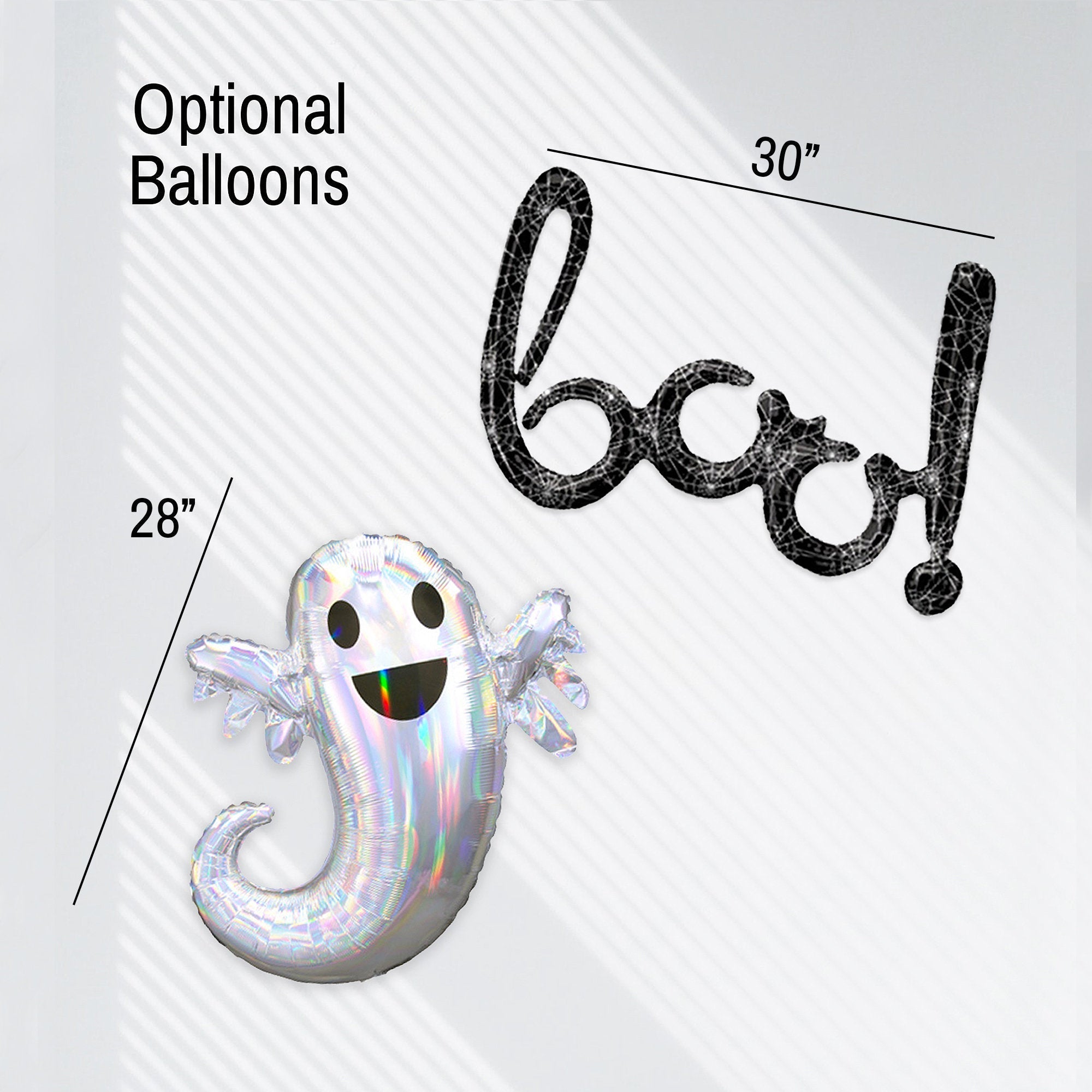 Classic Halloween Balloon Garland Kit– Black, Orange, Ghost & Bats