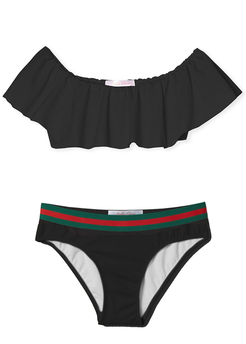 Black Bikini With Belt