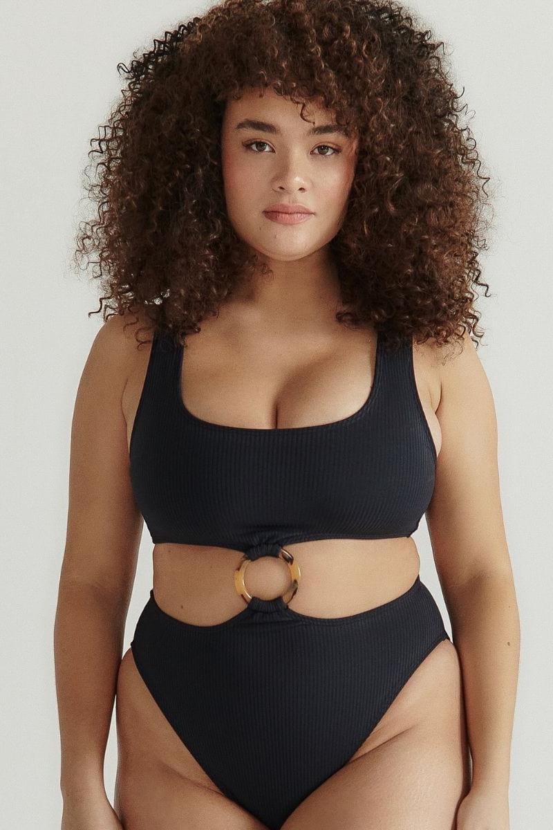 Black Rib Ky One-piece